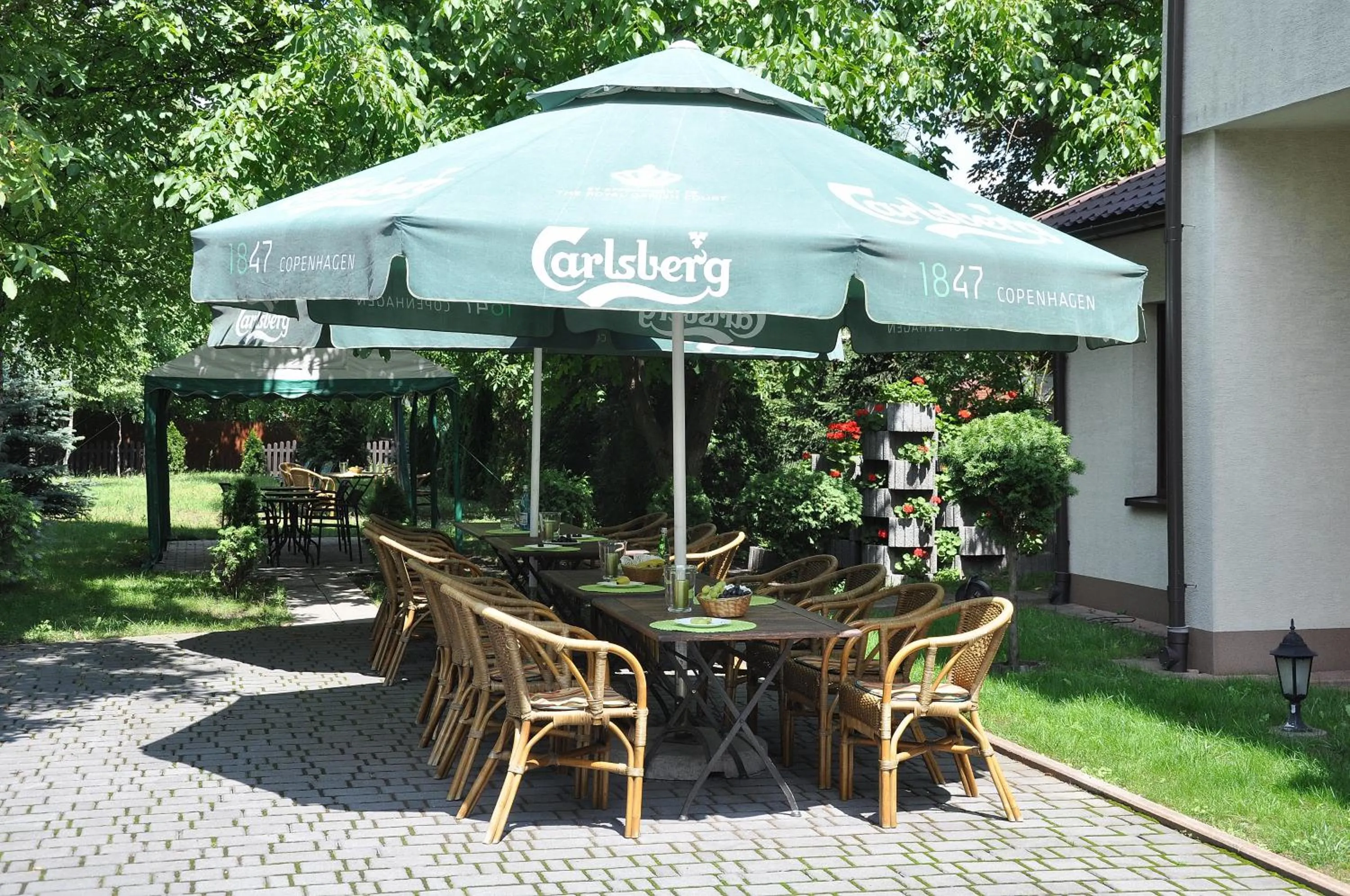 Garden in Hotel Leopolis
