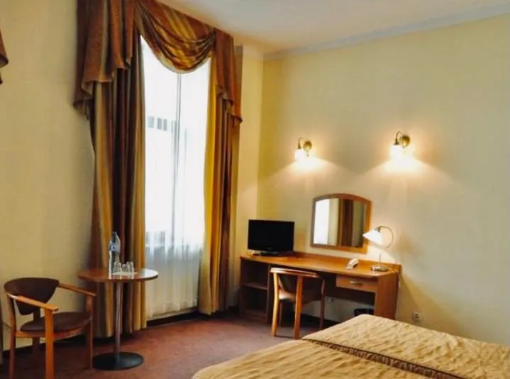 Bed in Matejko Hotel