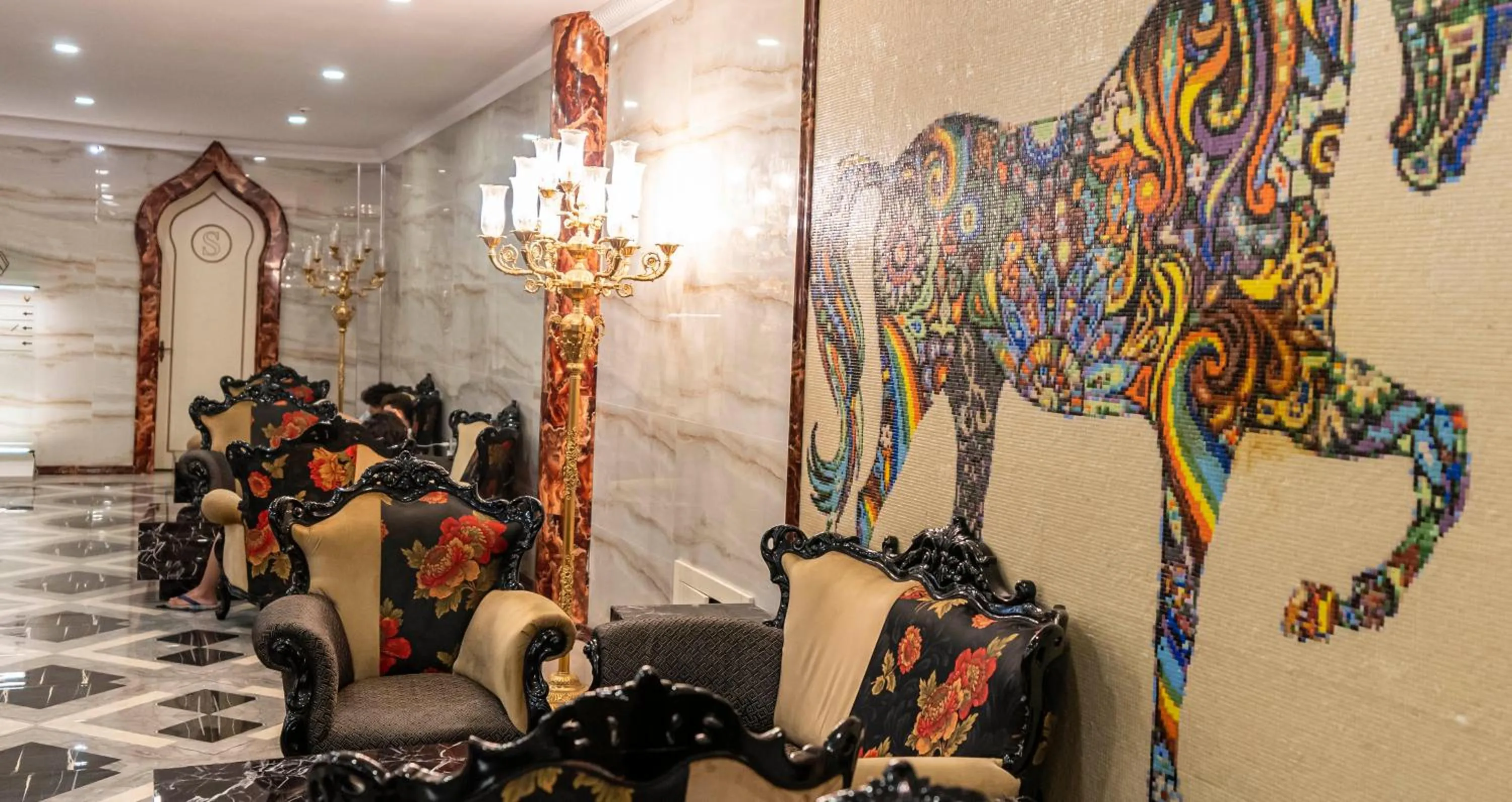 Lobby or reception in Sarot Thermal Palace Tatil Köyü - Halal Hotel