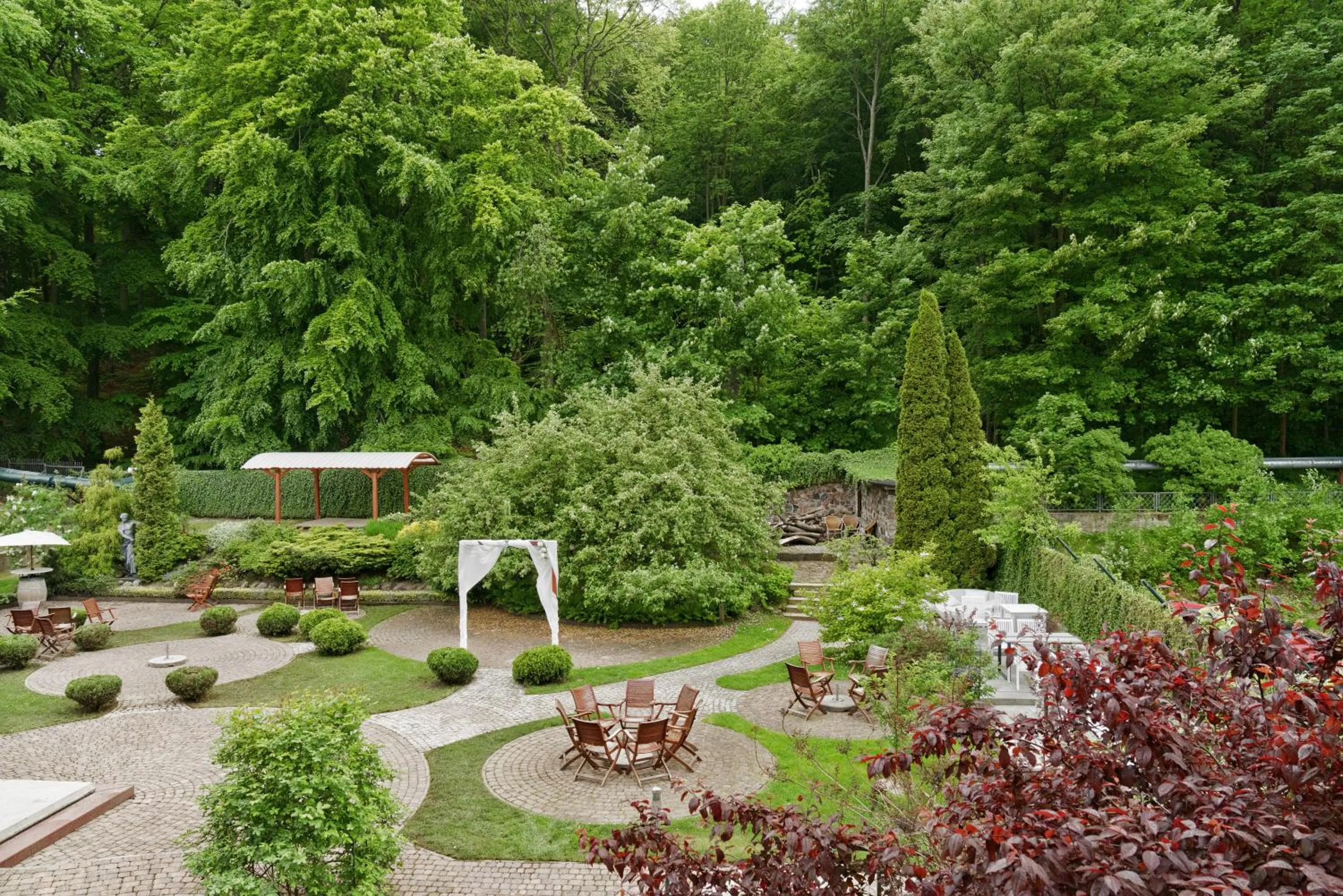 Natural landscape in Hotel Villa Eva