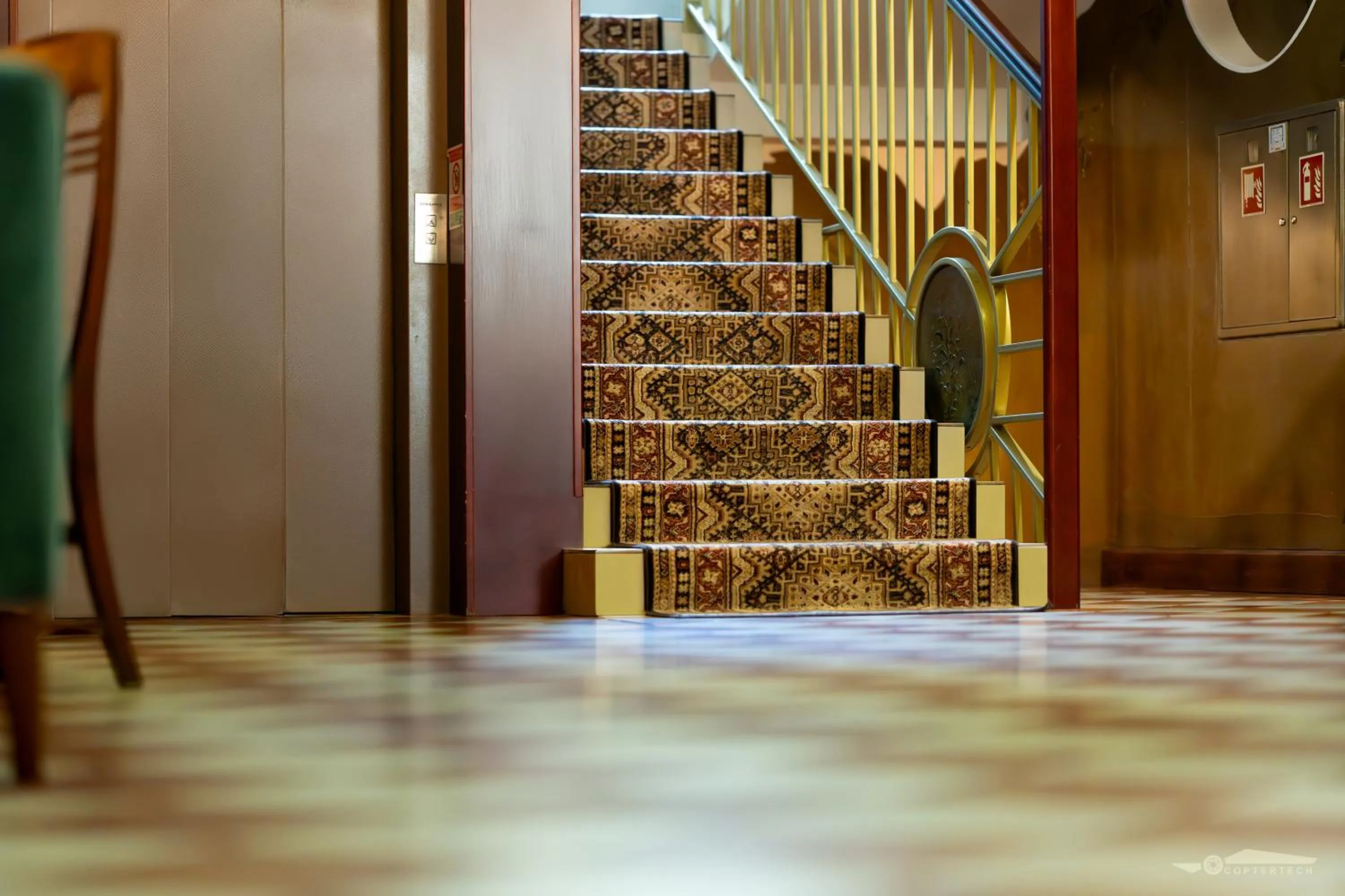 Lobby or reception in Hotel Secesja