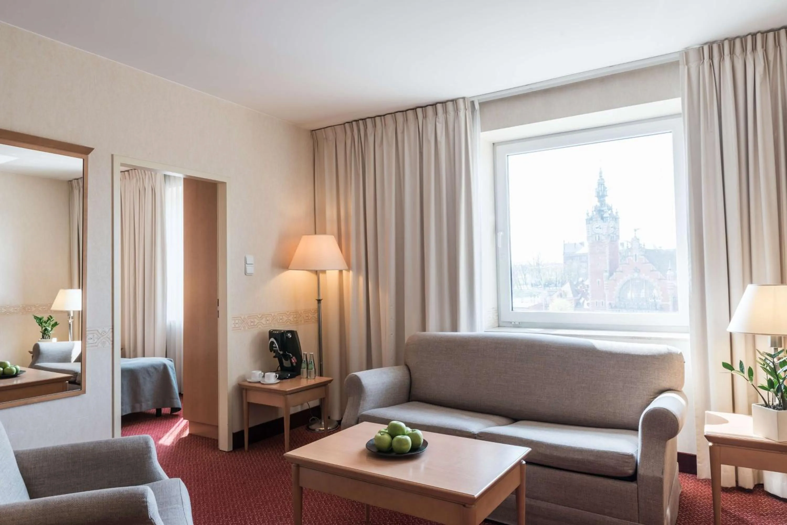 Bedroom in Scandic Gdańsk