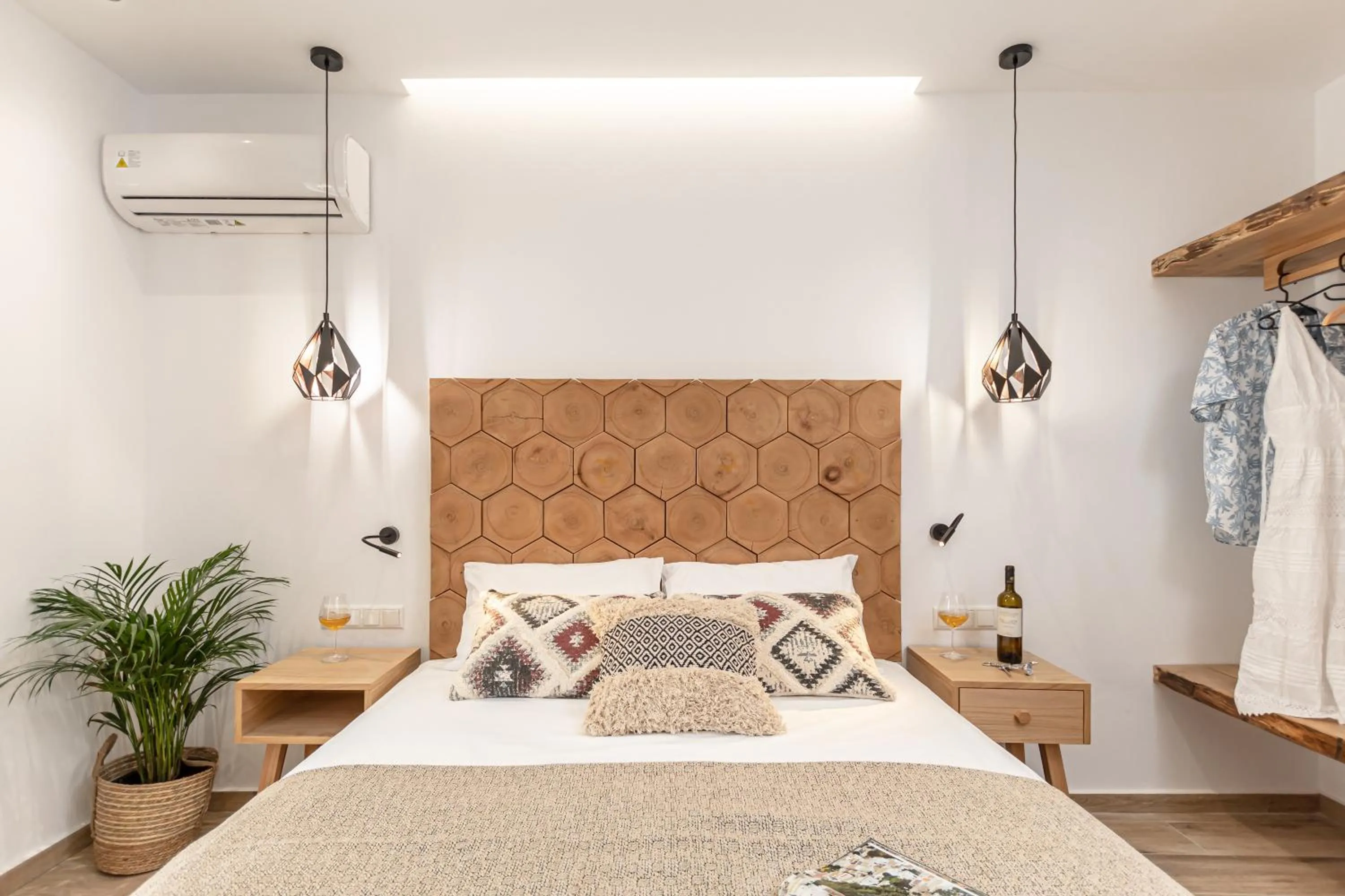Bed in Galazia Boutique Apartments
