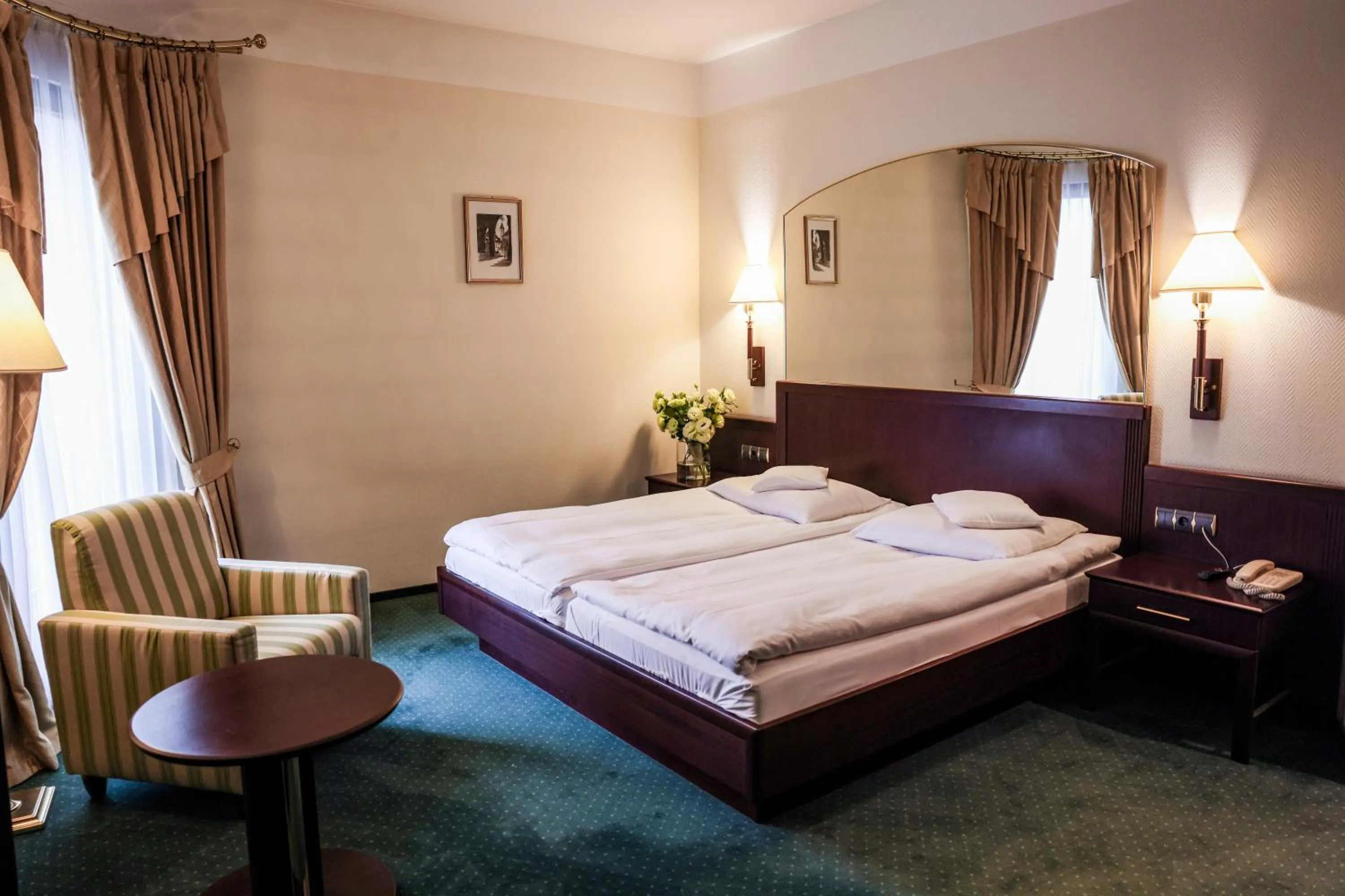 Bed in Park Hotel Diament Bielsko-Biała