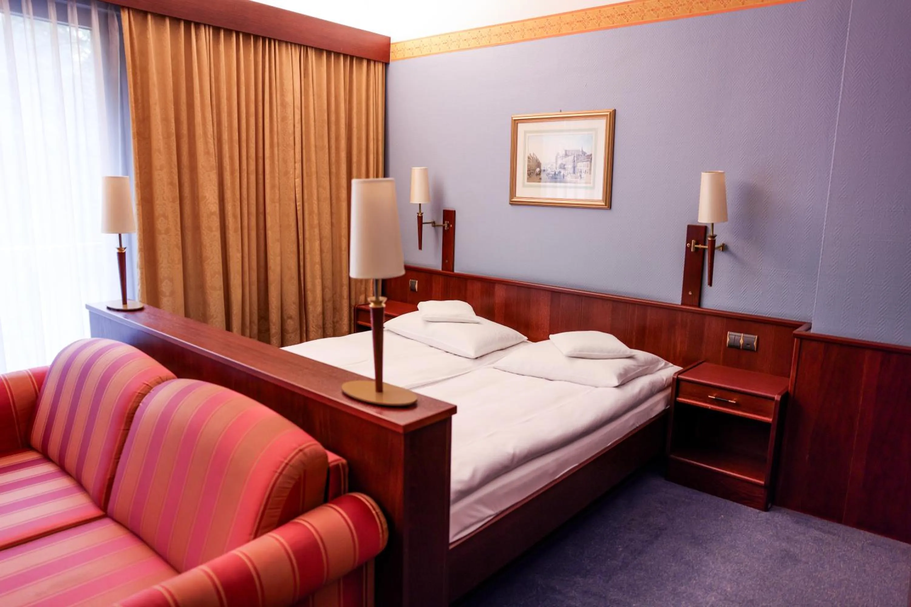 Bed in Park Hotel Diament Bielsko-Biała