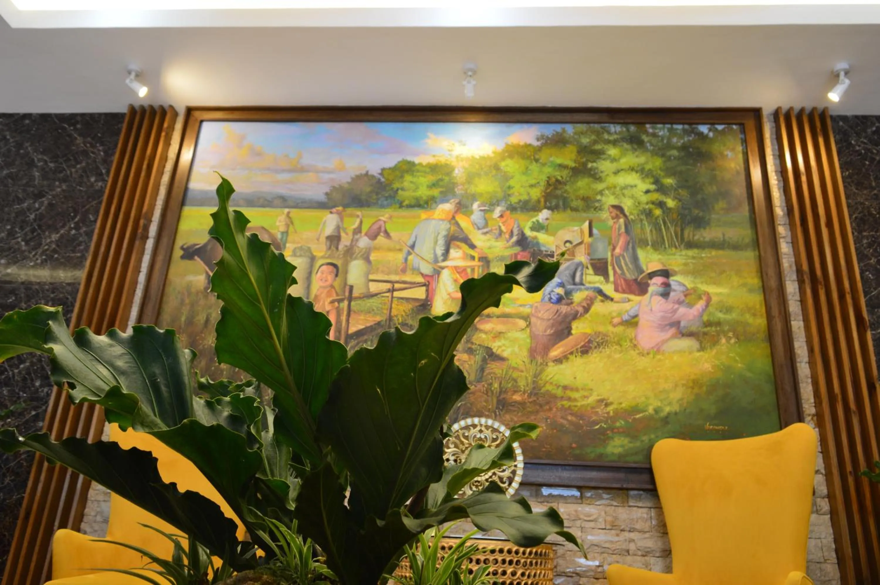 Lobby or reception in Carlosta Hotel