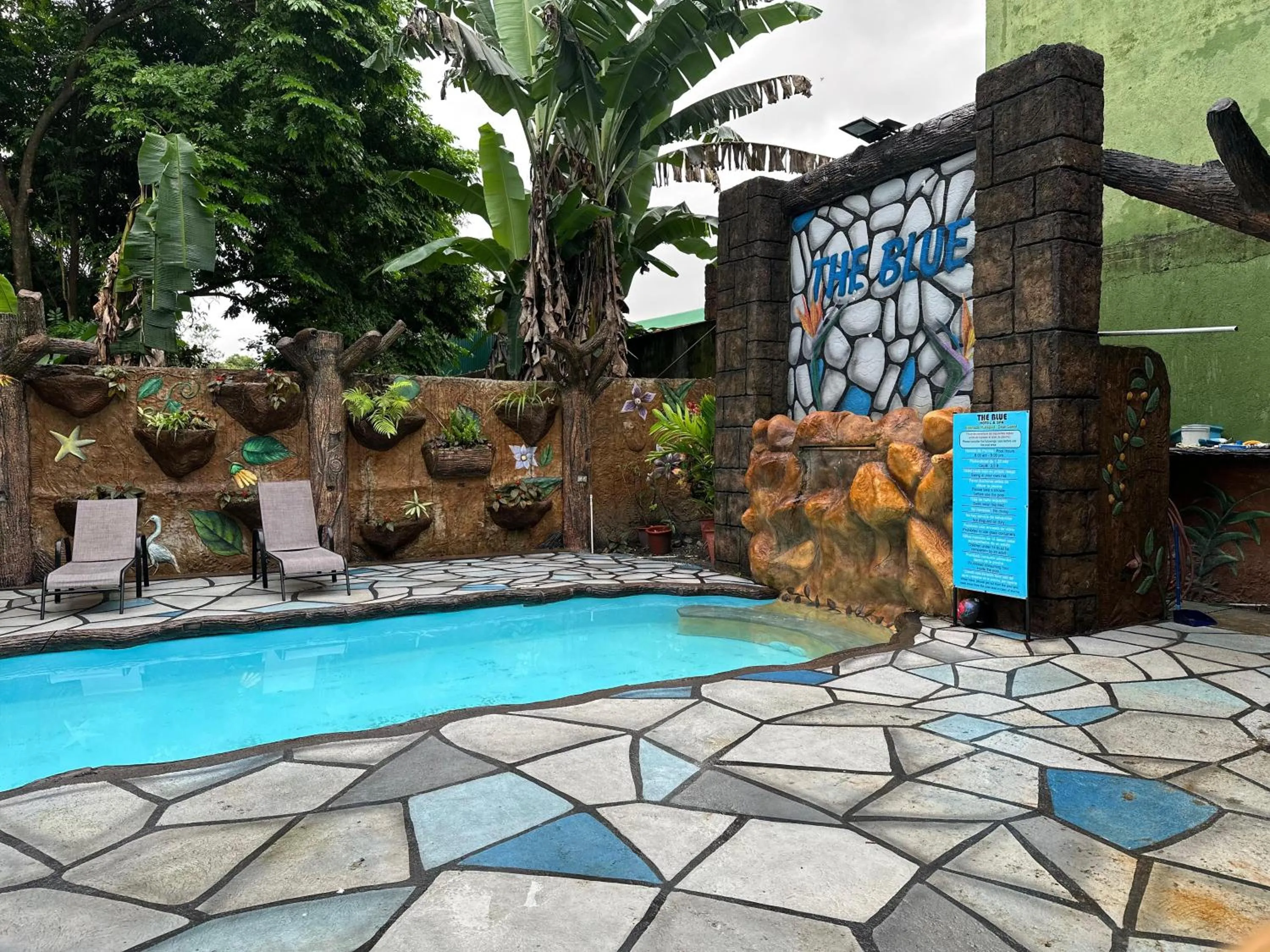 Swimming pool in The Blue Suites & Spa