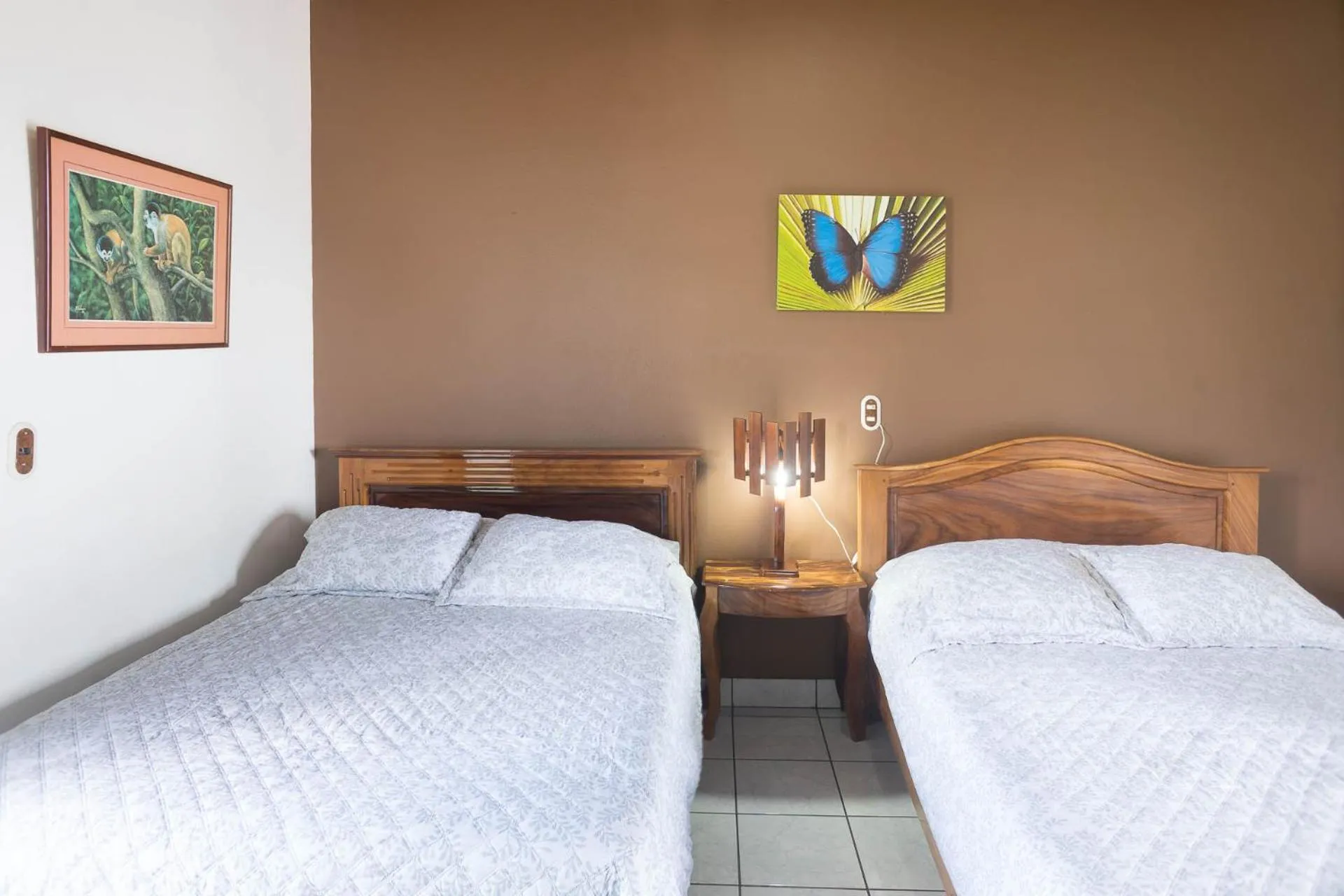 Bed in The Blue Suites & Spa