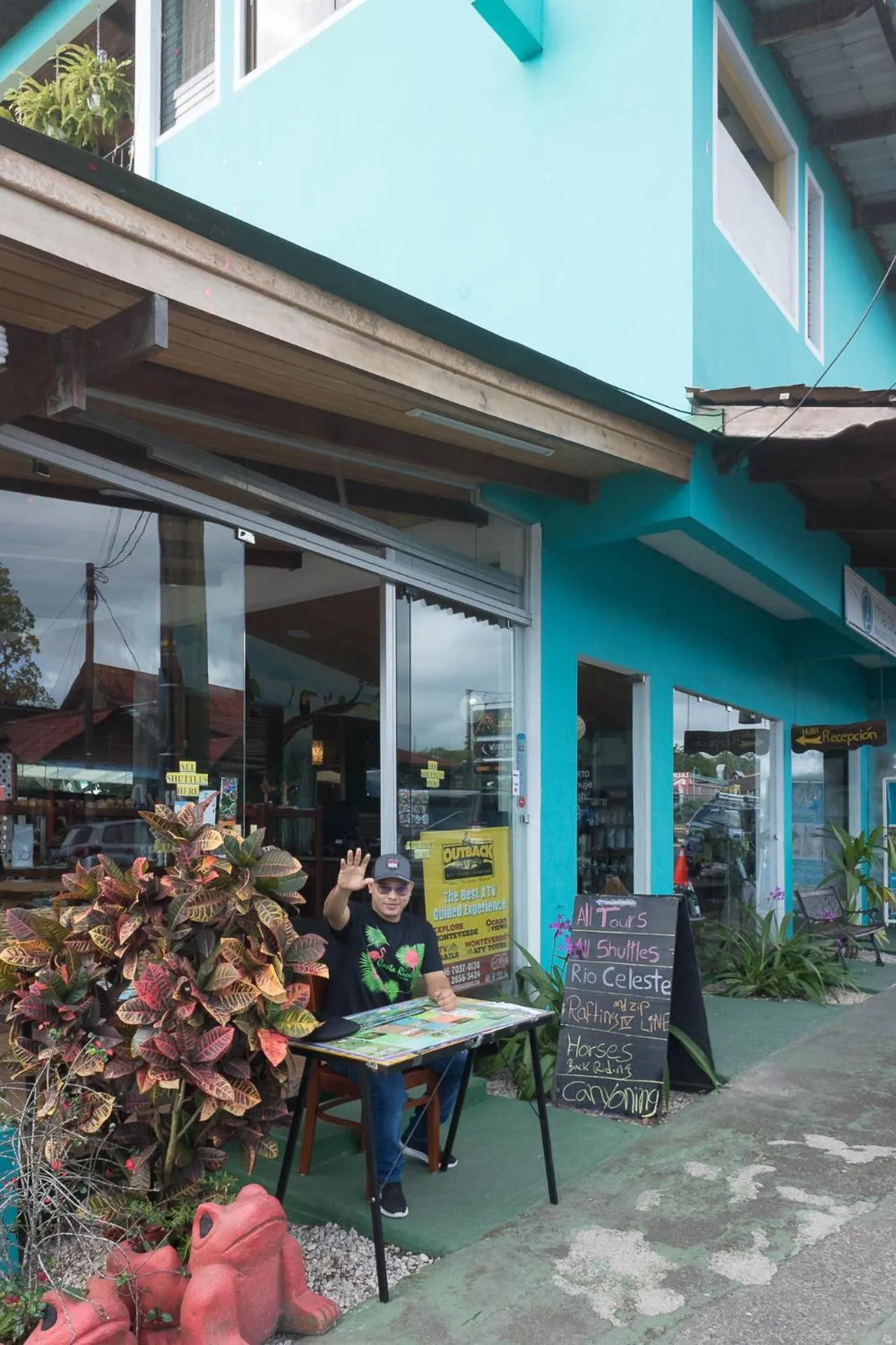 Property building in The Blue Suites & Spa