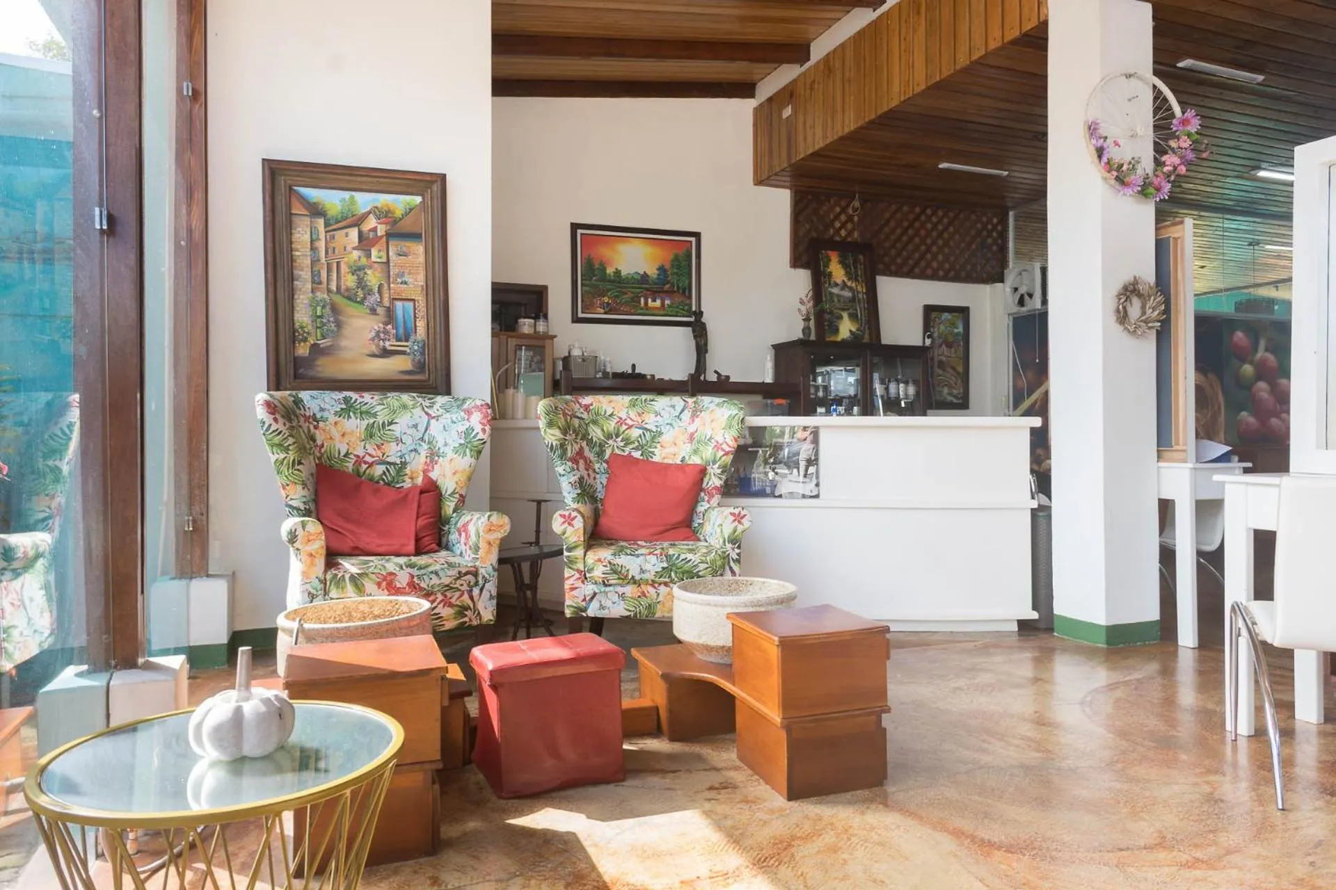 Lobby or reception in The Blue Suites & Spa