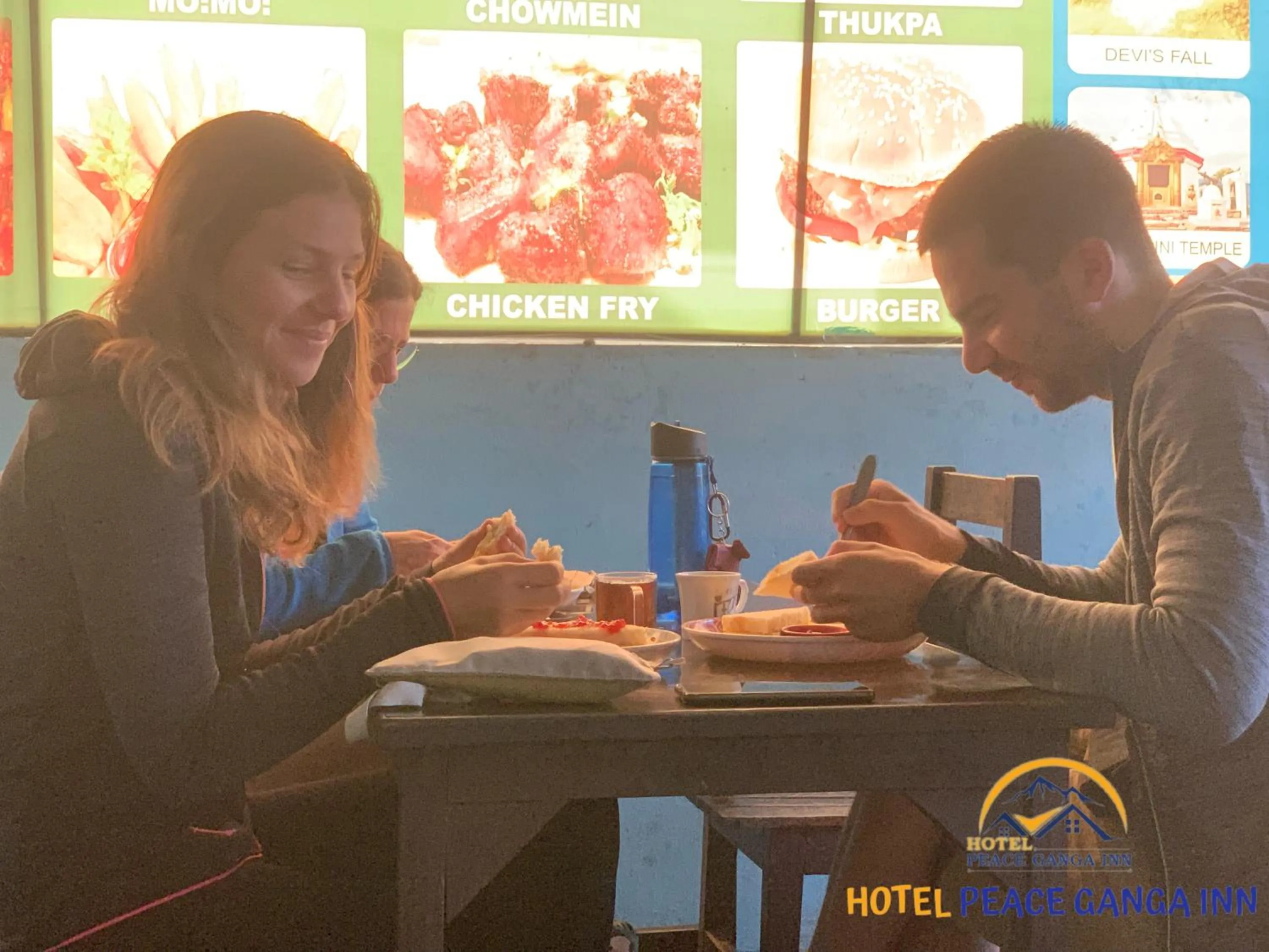 Restaurant/places to eat in Hotel Peace Ganga Inn