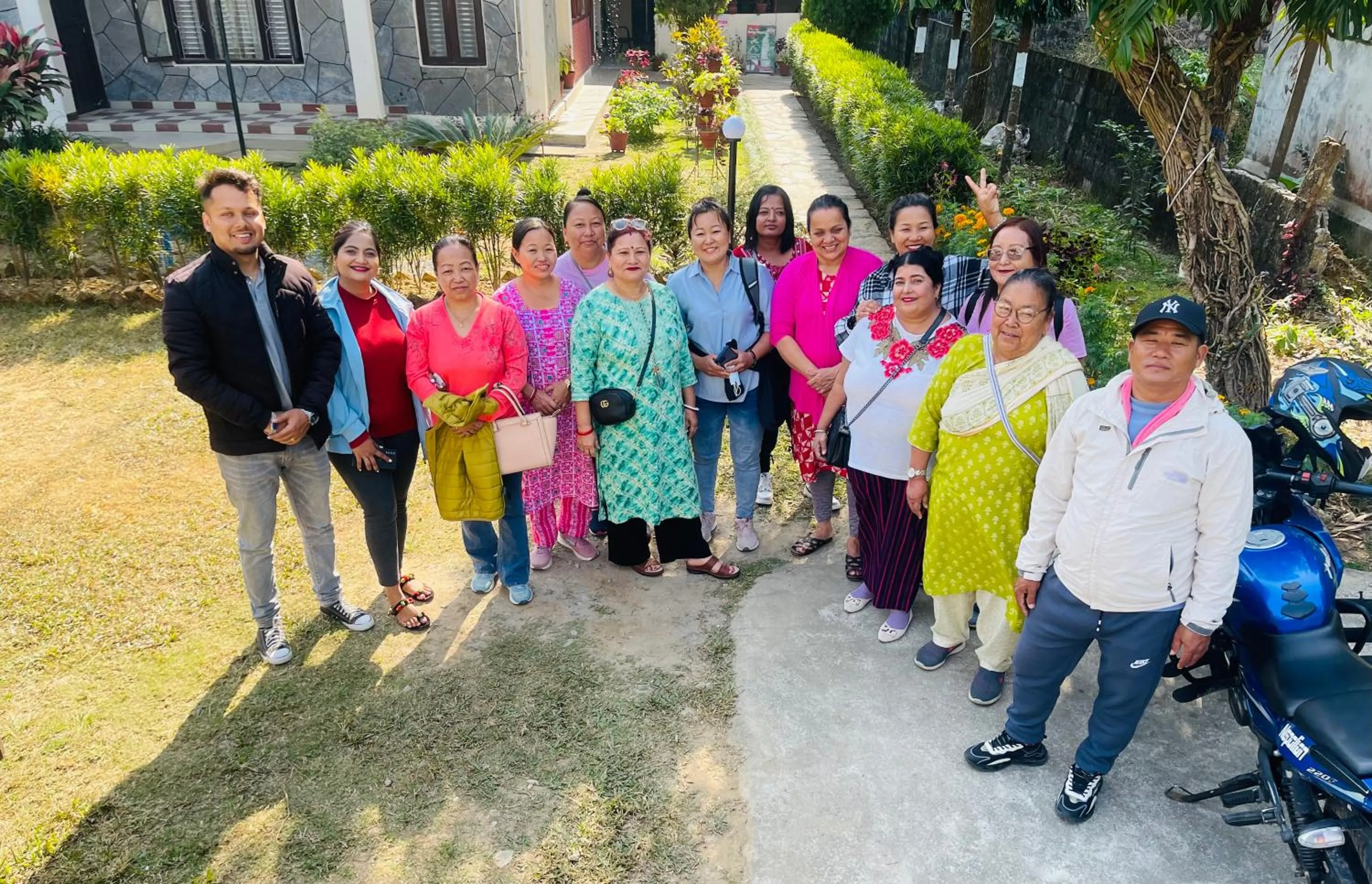 People in Hotel Peace Ganga Inn