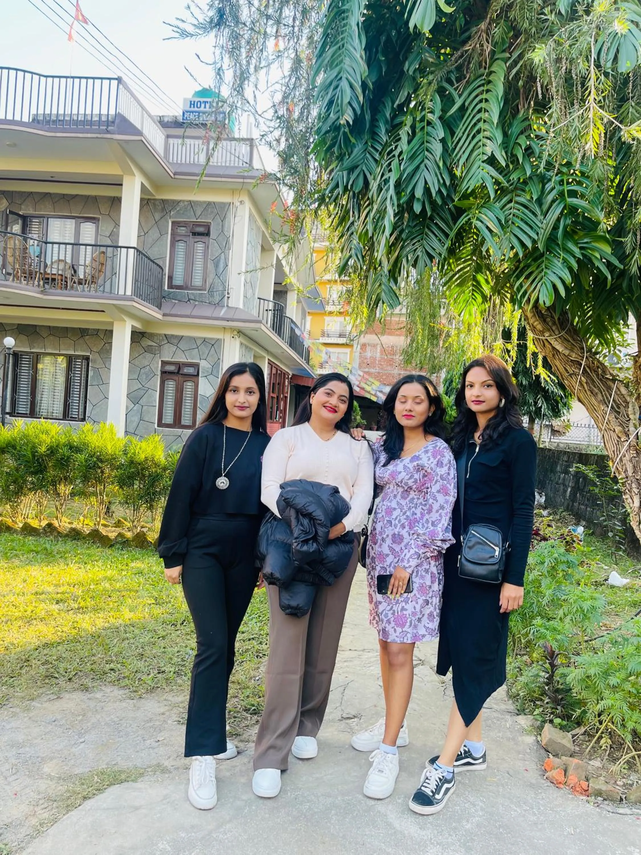 Property building in Hotel Peace Ganga Inn