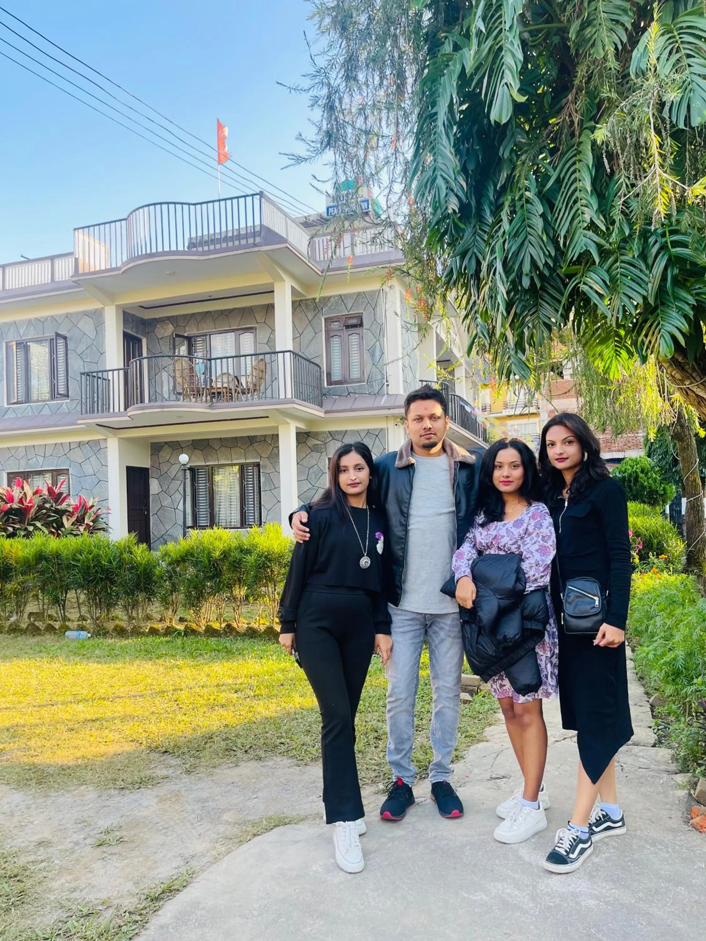 Guests in Hotel Peace Ganga Inn
