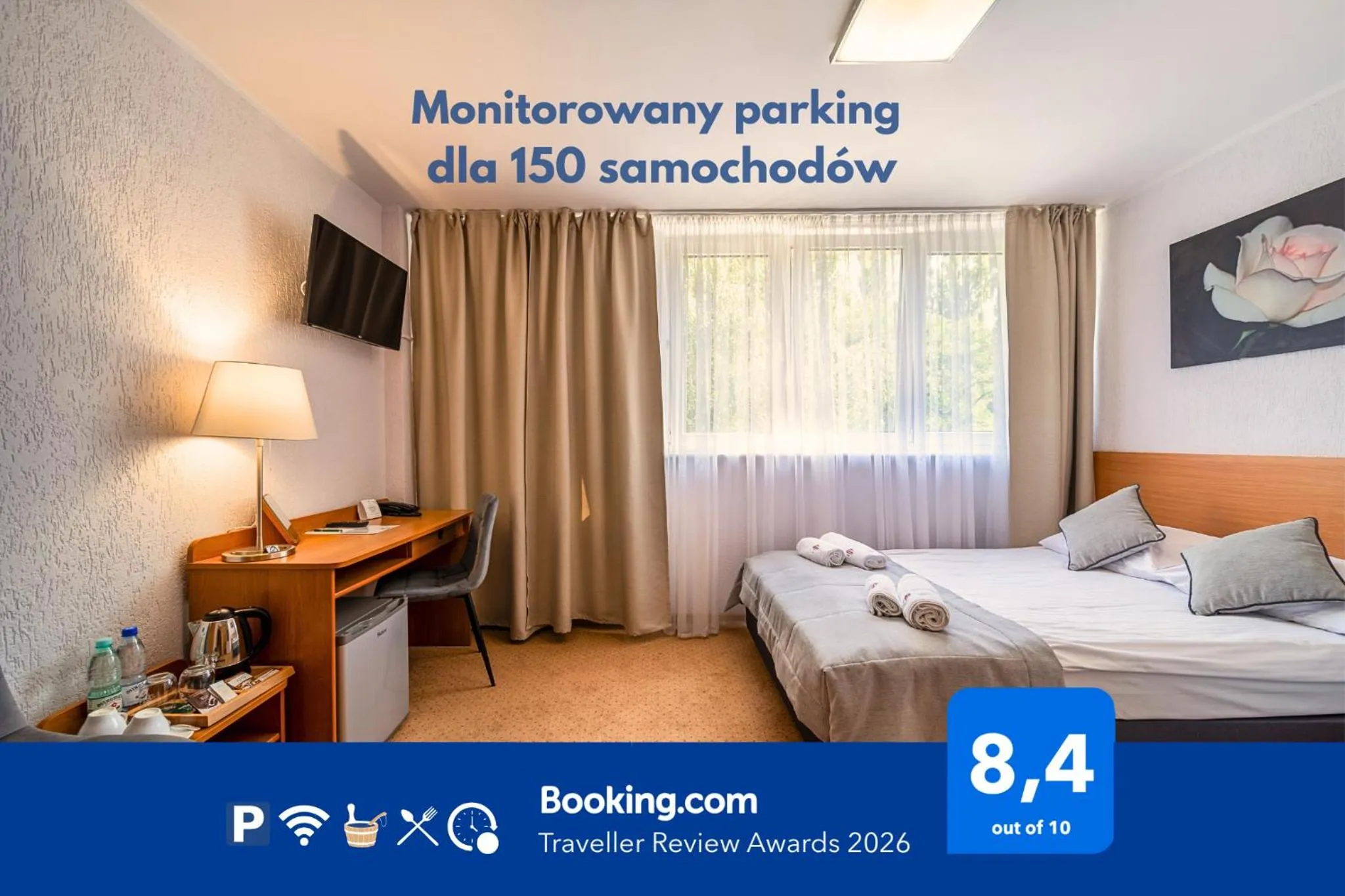 Bed in Hotel Gromada Poznań Stadion