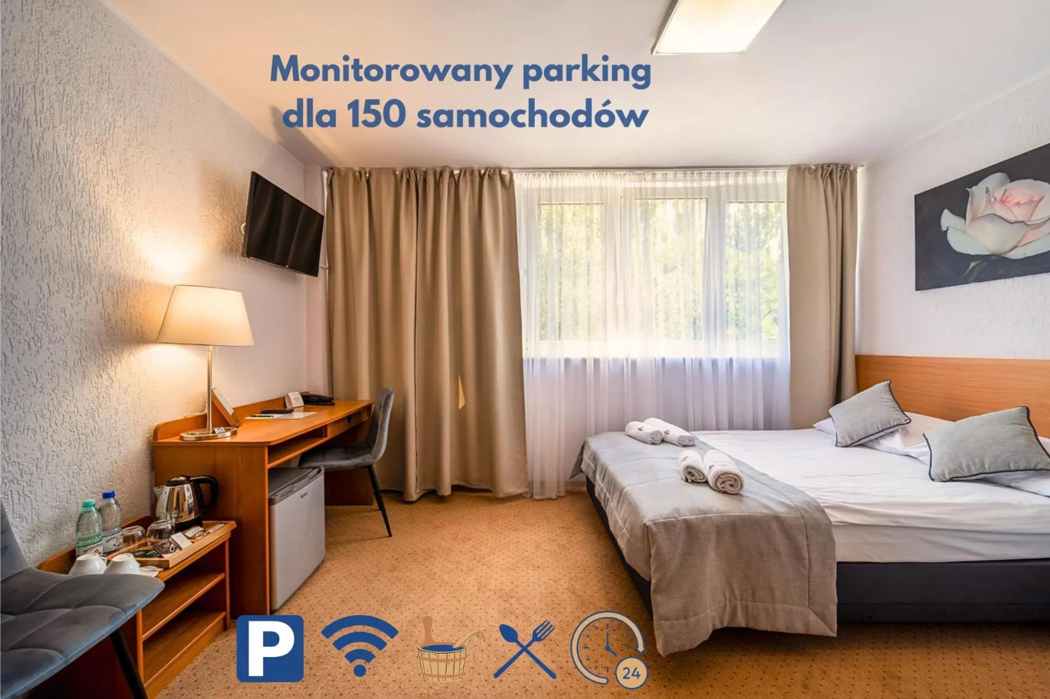 Bed in Hotel Gromada Poznań