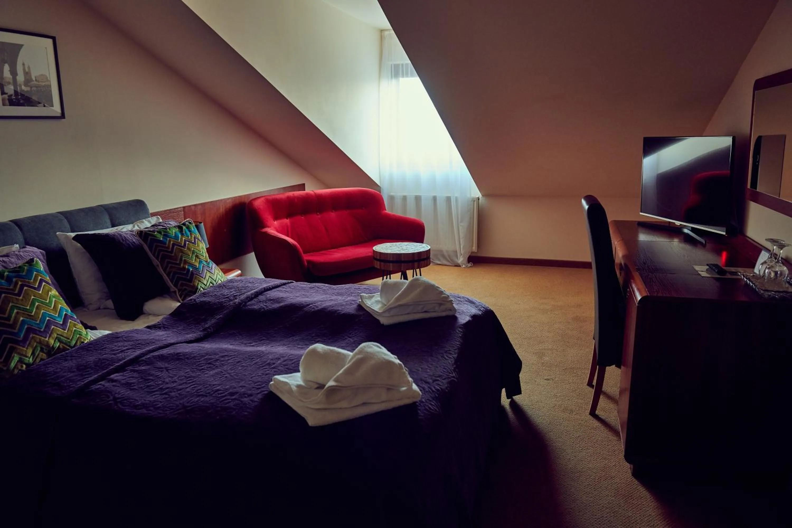 Bed in Zajazd Srebrna Gora