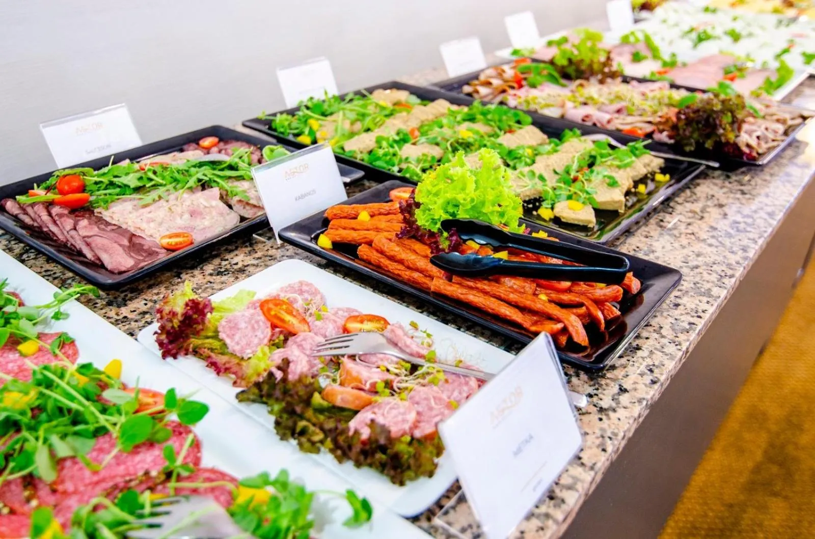 Buffet breakfast in Hotel Astor