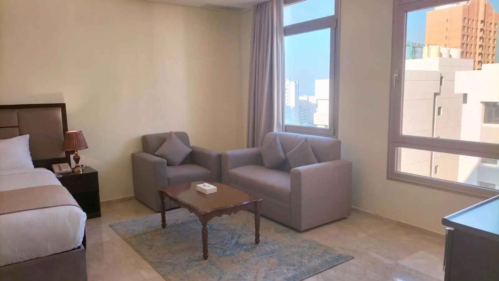 Living room in City View Hotel- Managed by Arabian Link International