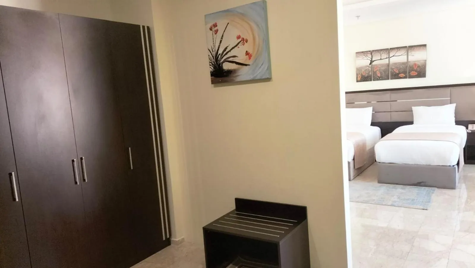 wardrobe, Bed in City View Hotel- Managed by Arabian Link International