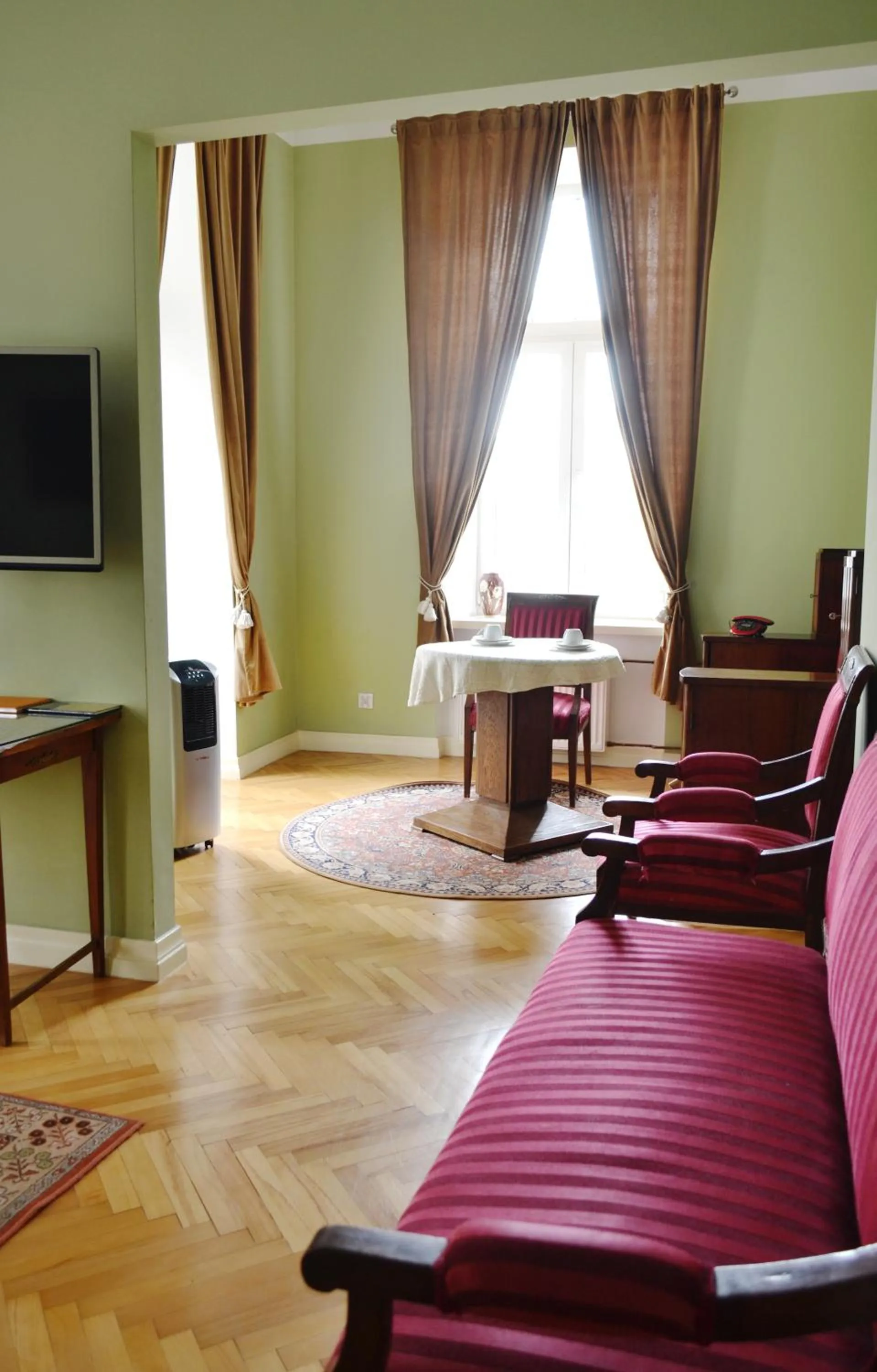 Seating area in Chopin Boutique