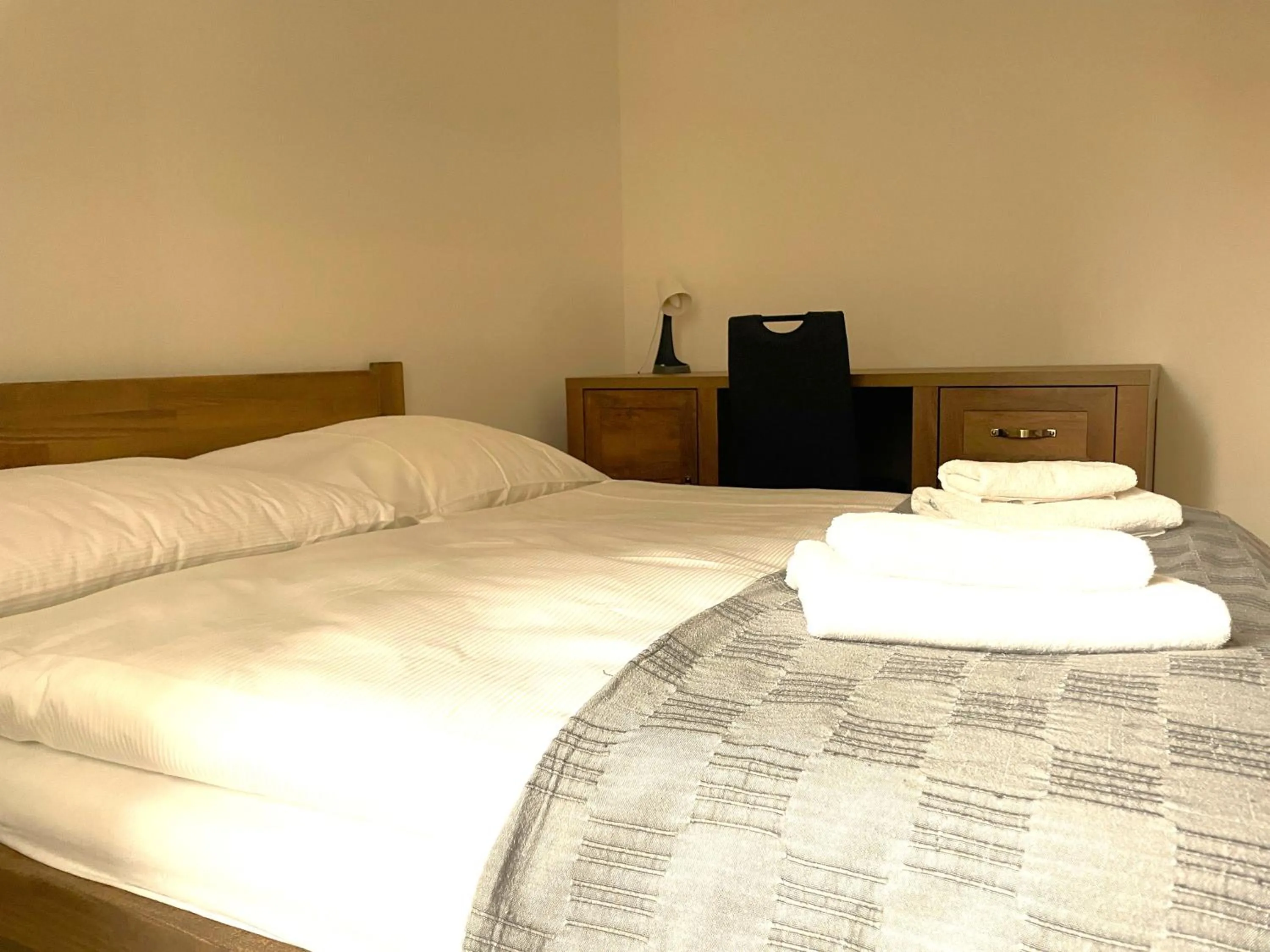 Bedroom, Bed in Kora Apartments