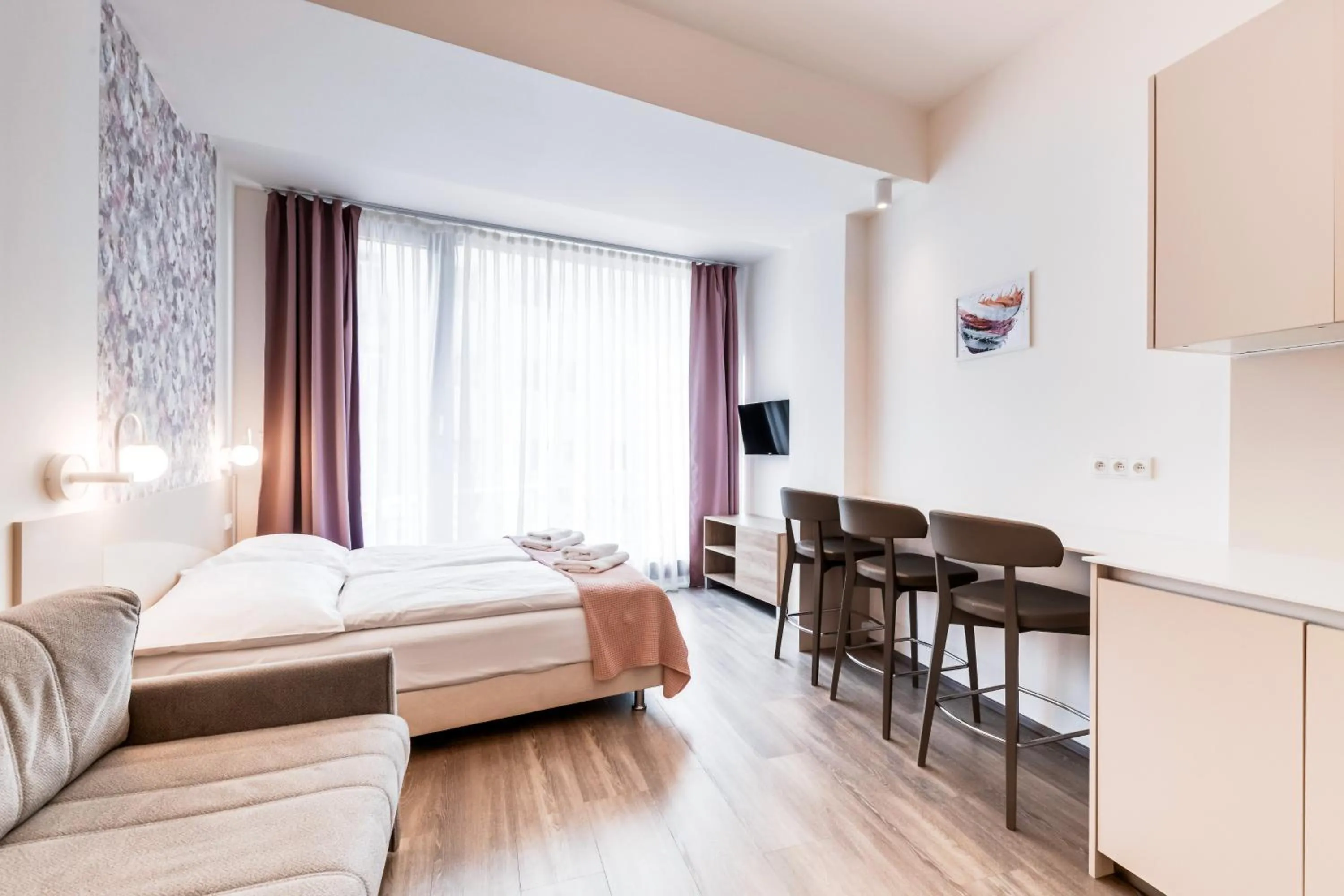 room service, Bed in Kora Apartments