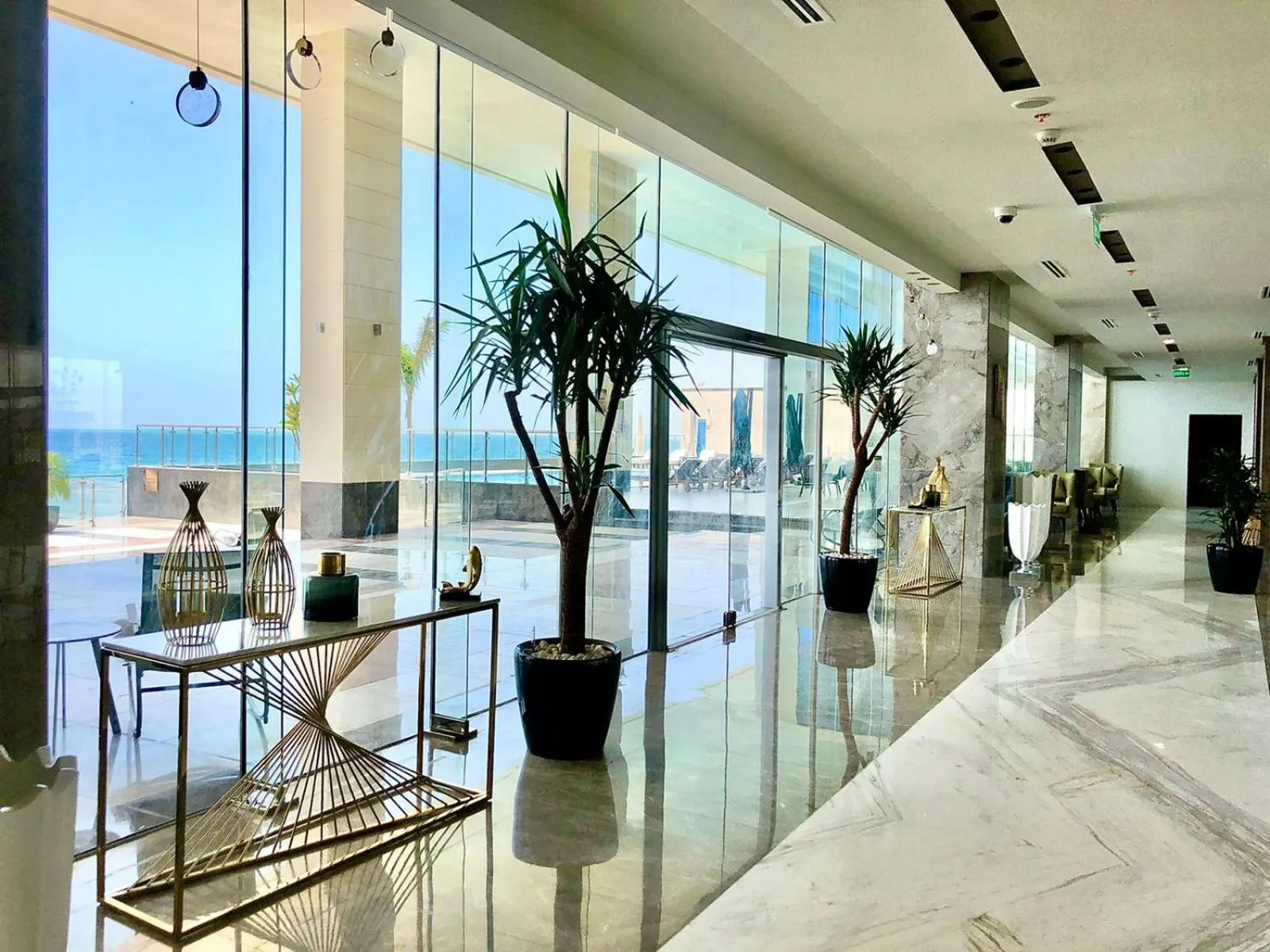 Lobby or reception in Waves Hotel