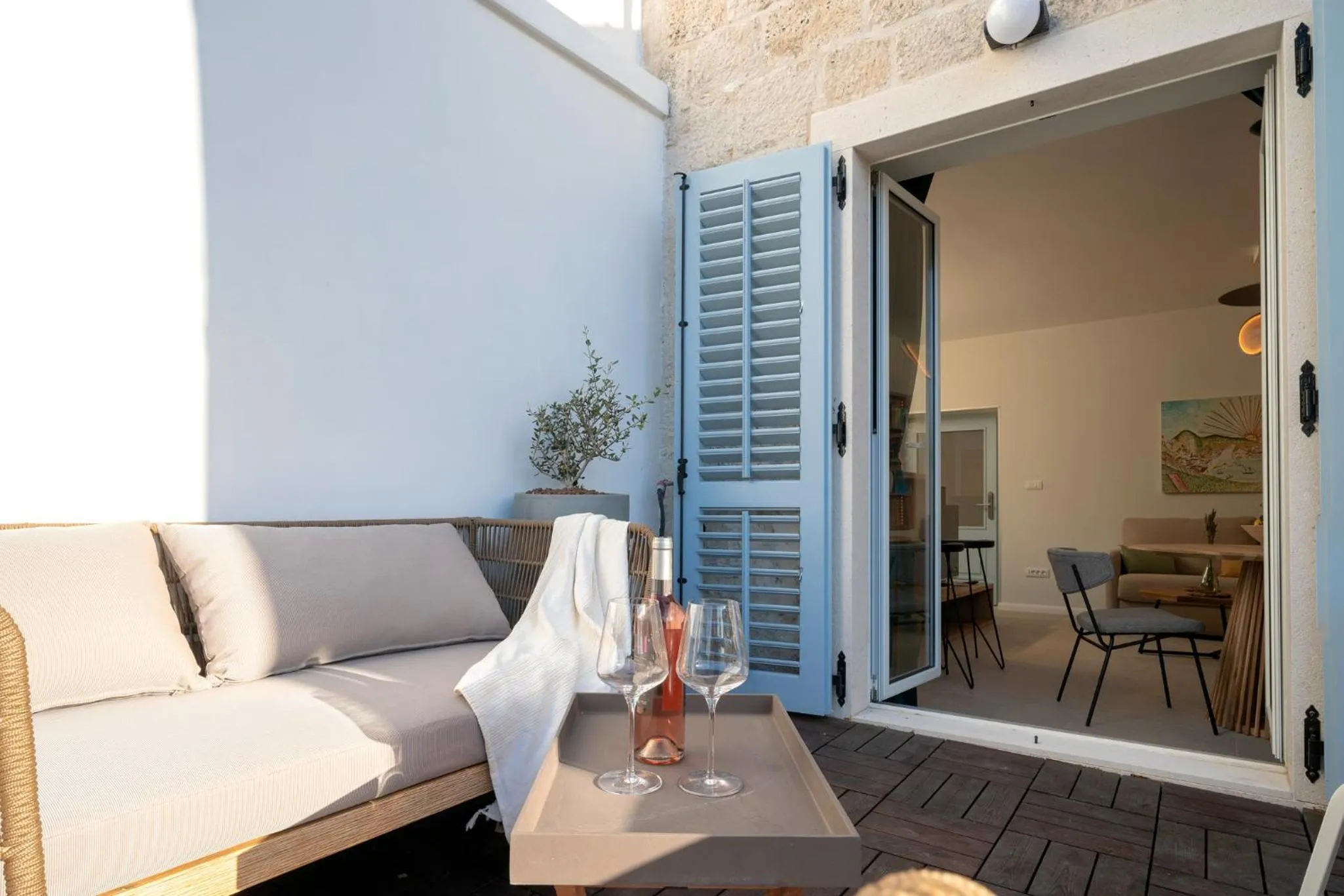 Patio in Good vibrations in center 80m2 for 2 GLAVICA