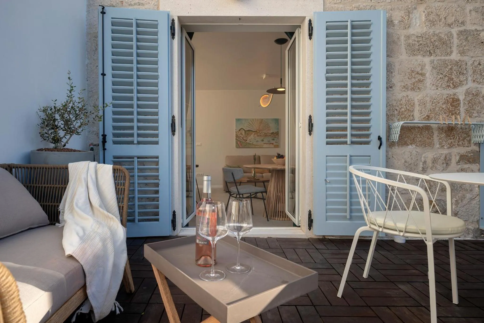 Patio in Good vibrations in center 80m2 for 2 GLAVICA