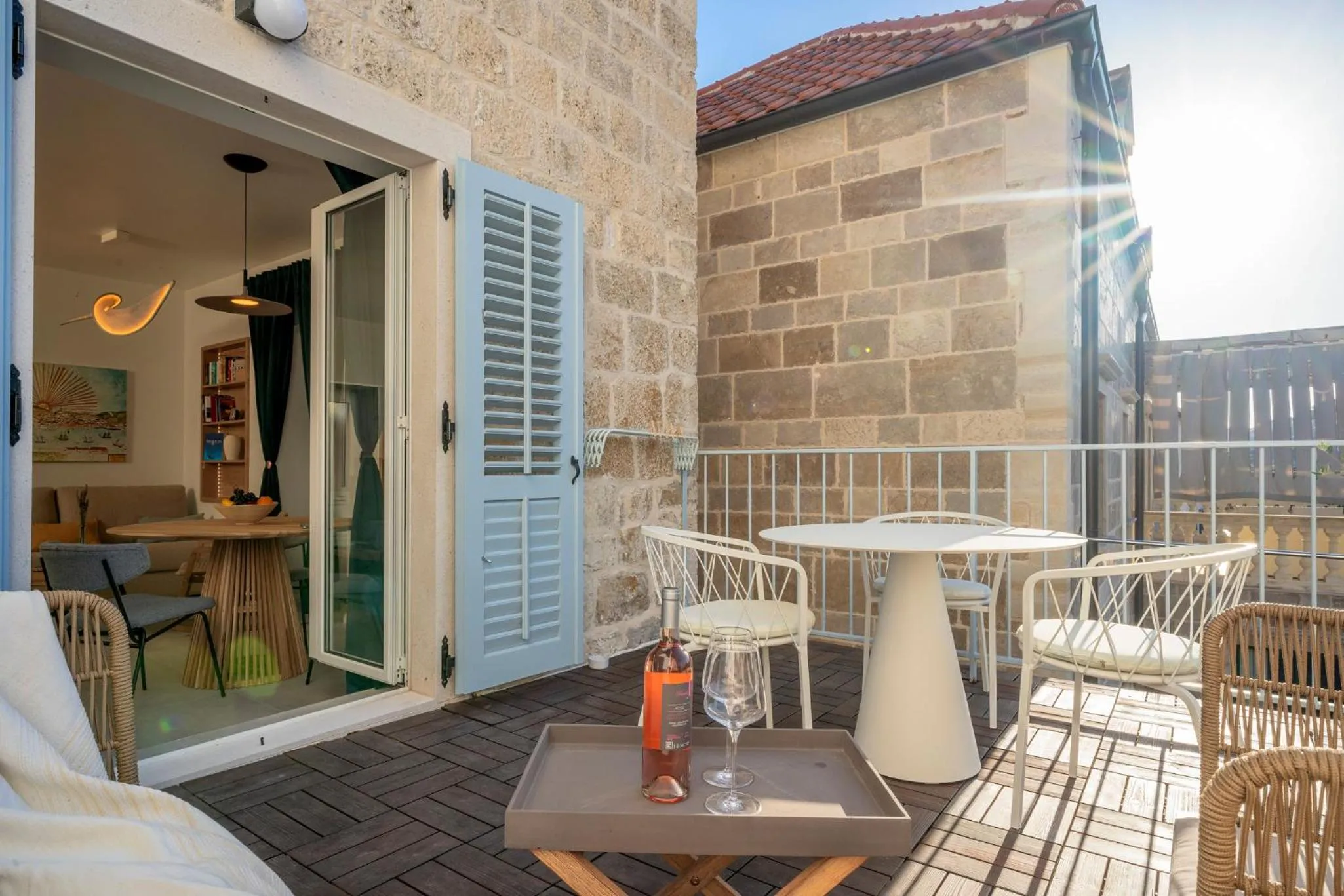 Patio in Good vibrations in center 80m2 for 2 GLAVICA