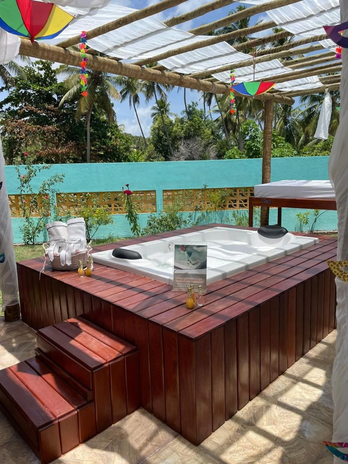 Open Air Bath in Pousada Yapara-Tyba