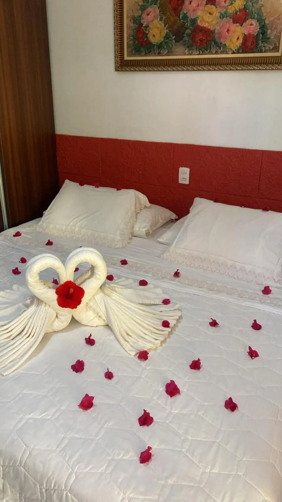 Bed in Pousada Yapara-Tyba