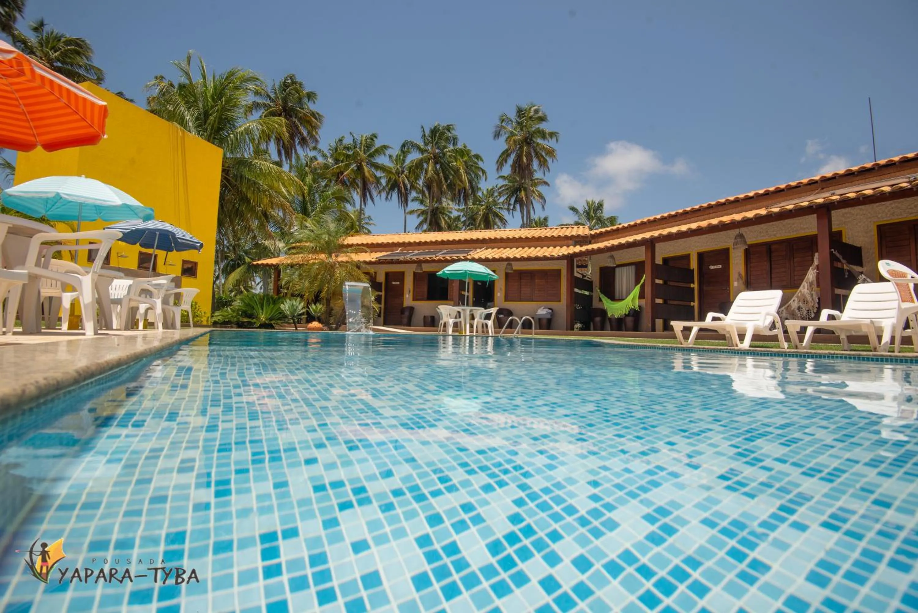 Swimming pool in Pousada Yapara-Tyba