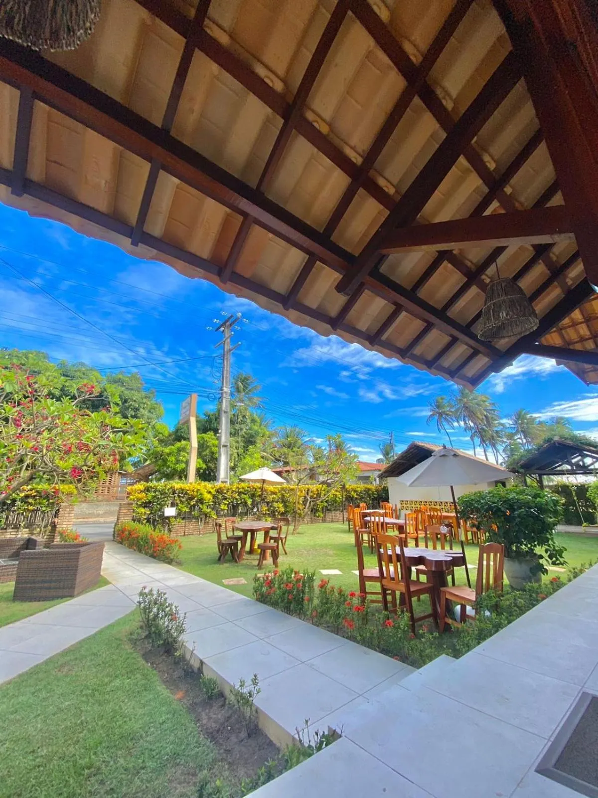 Garden in Pousada Yapara-Tyba