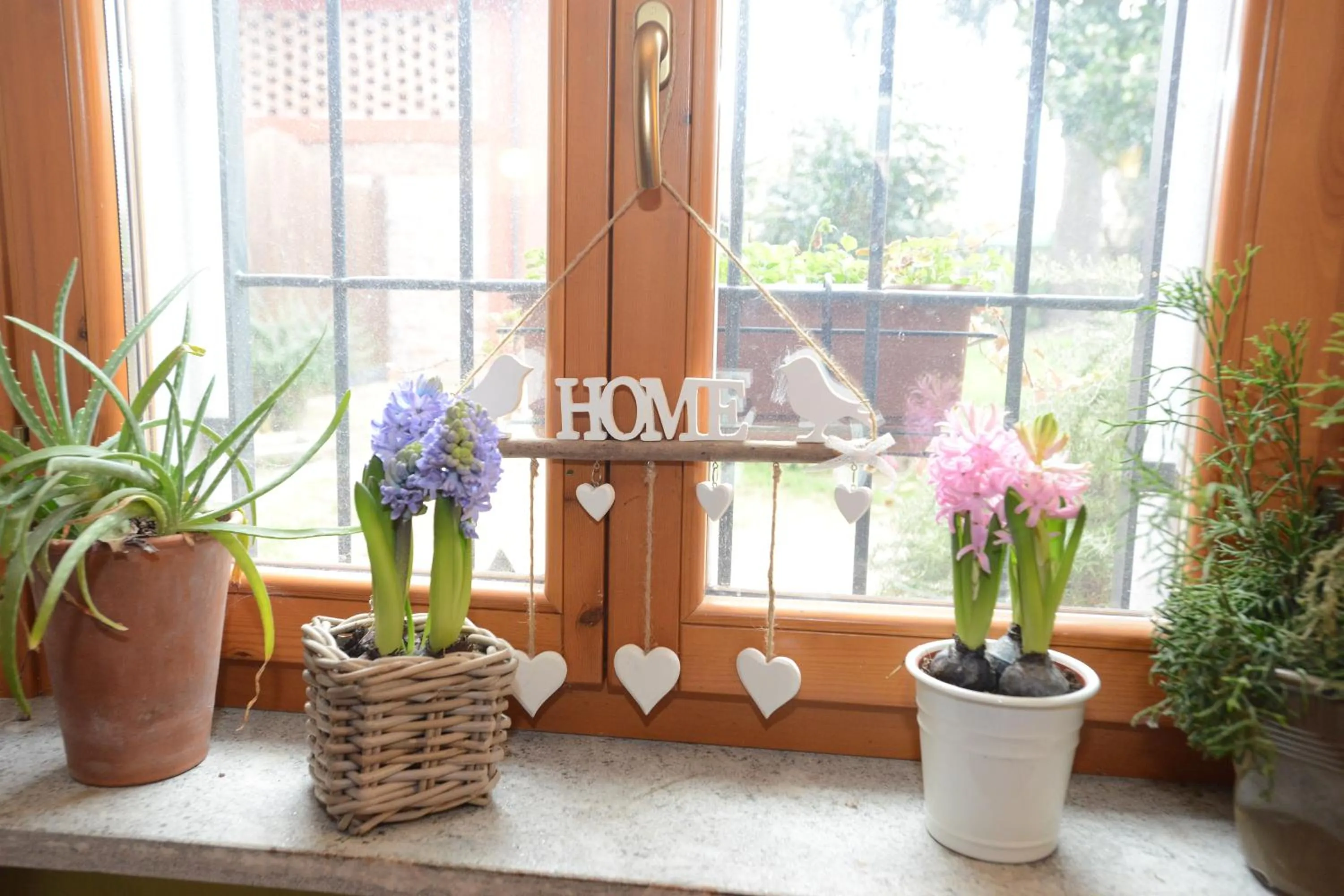 Decorative detail in Il Pettirosso B&B