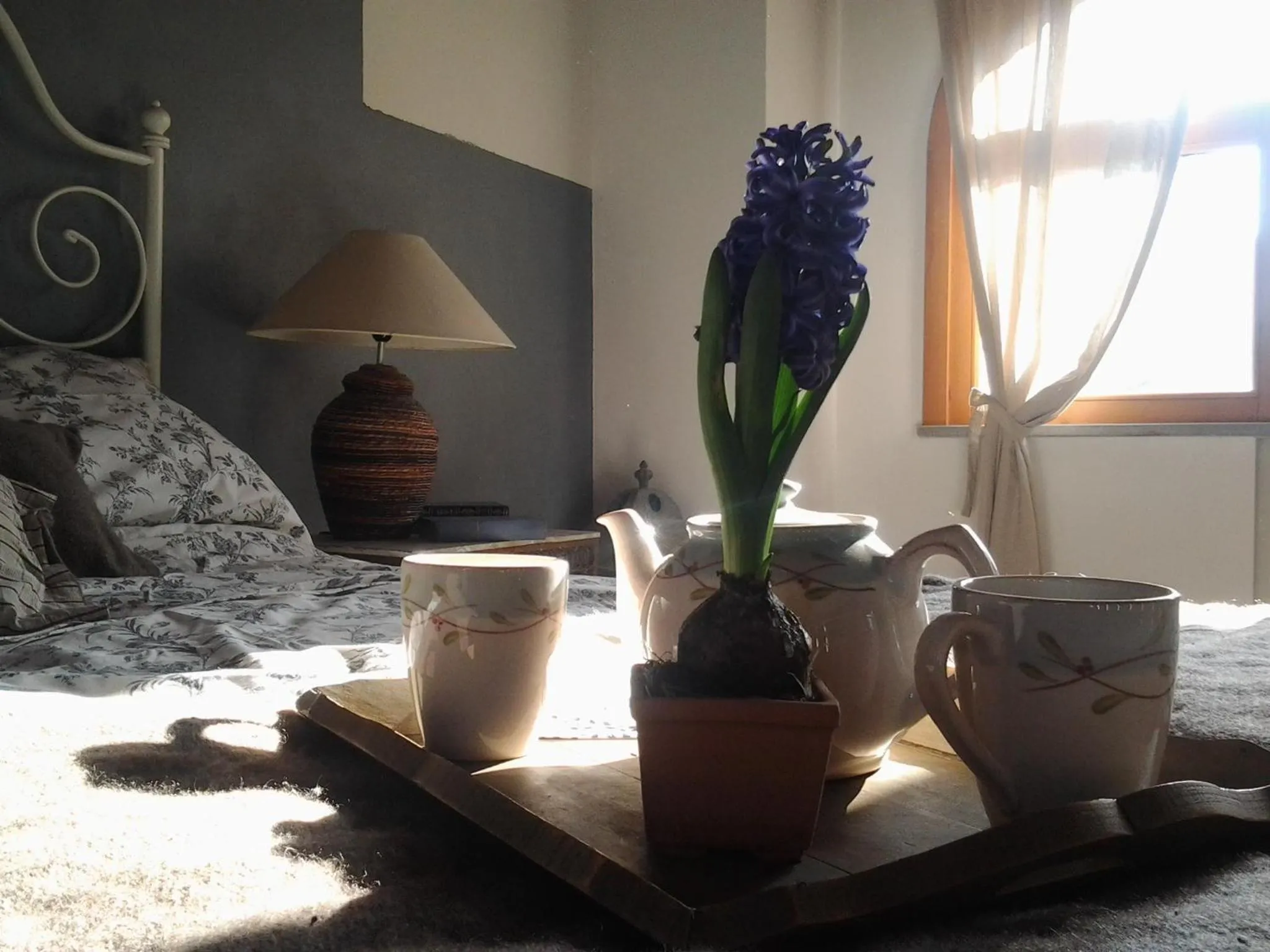 Decorative detail in Il Pettirosso B&B