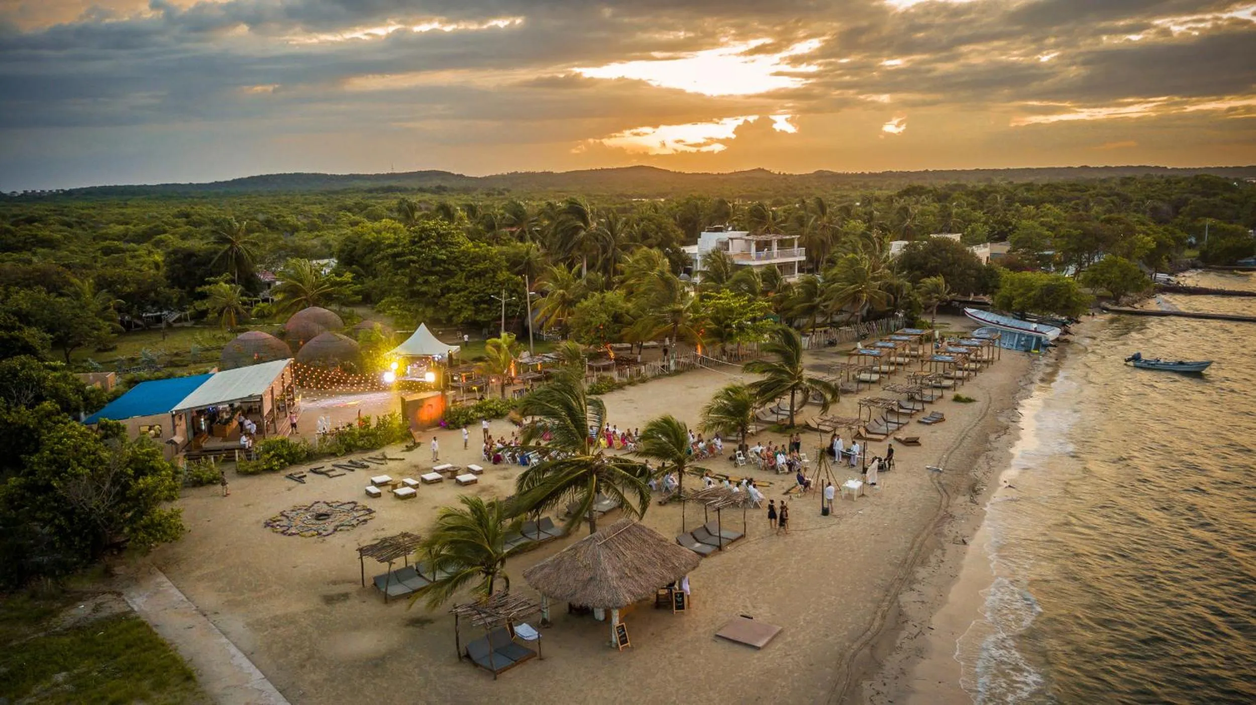 Bird's eye view in Fenix Beach Cartagena