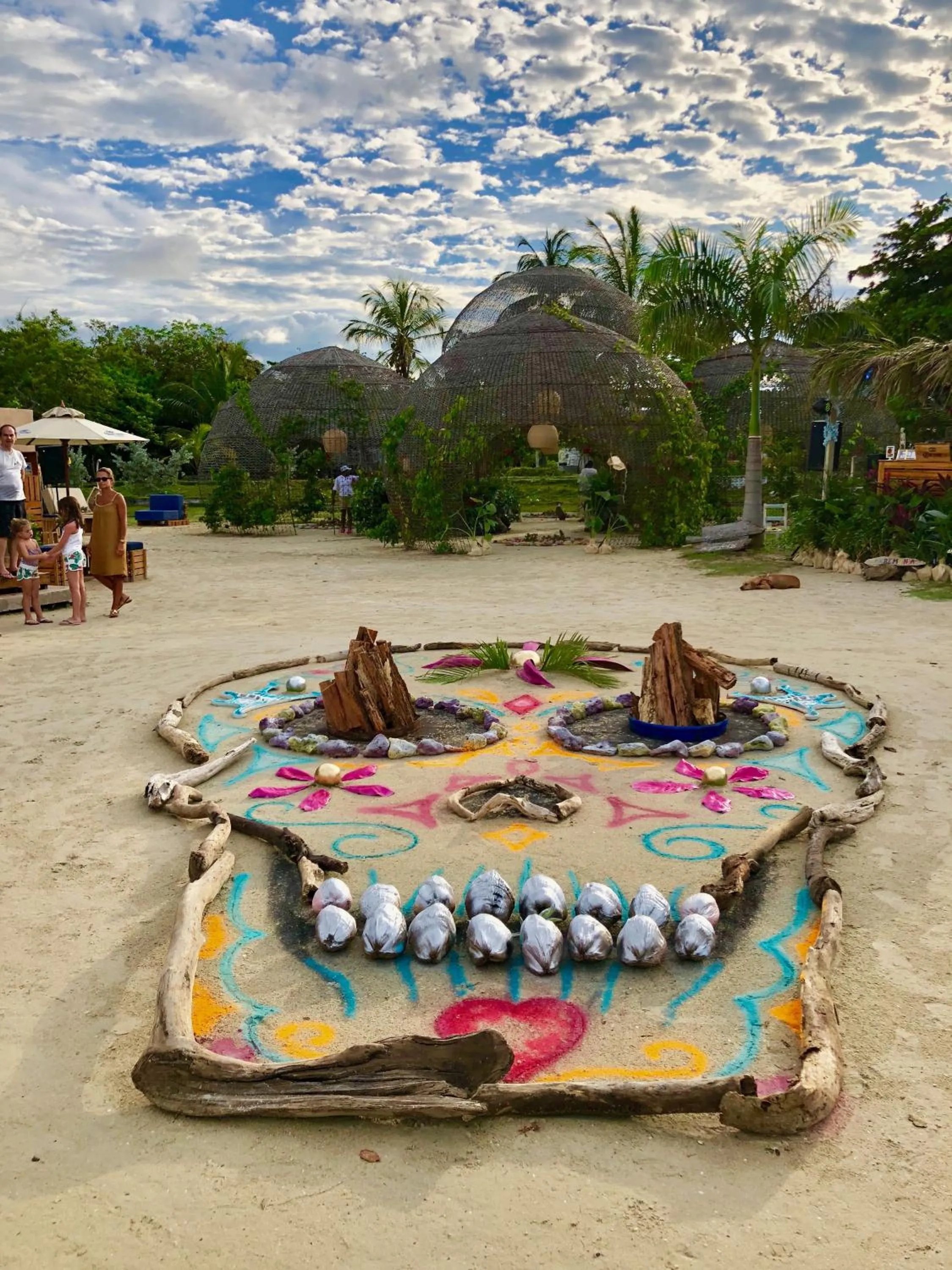 Garden in Fenix Beach Cartagena