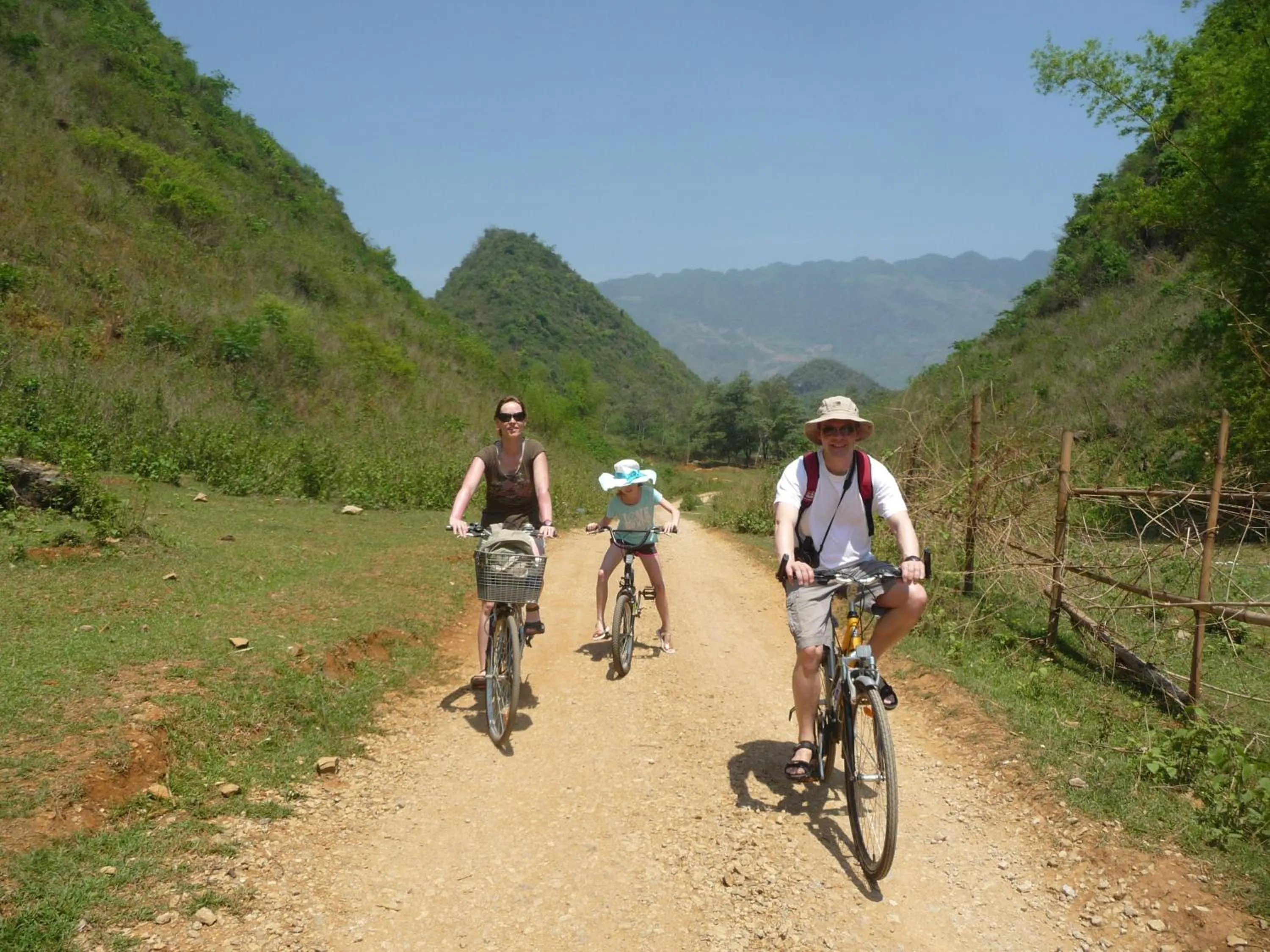 group of guests in Mai Chau Valley View Hotel