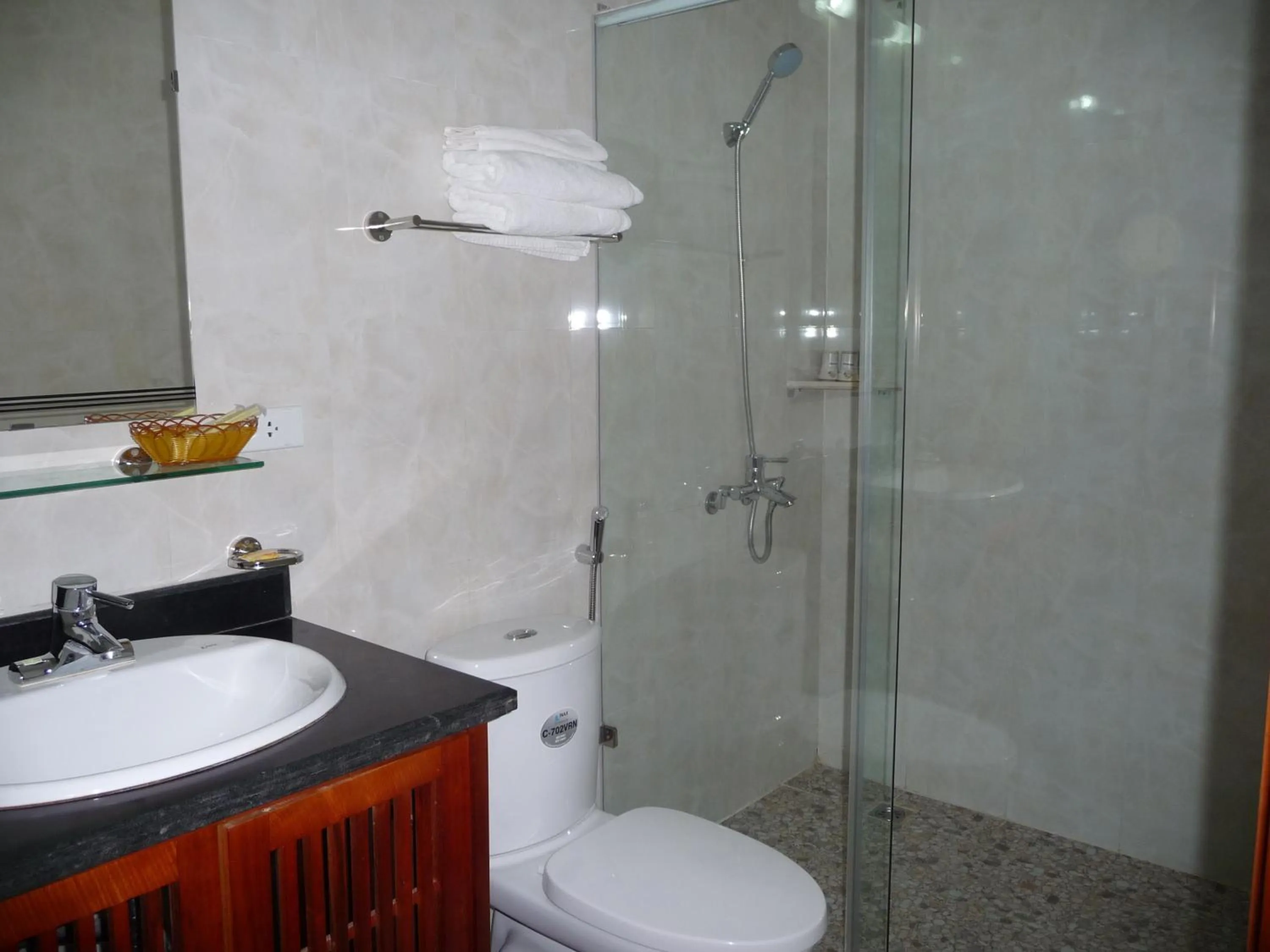 Bathroom in Mai Chau Valley View Hotel