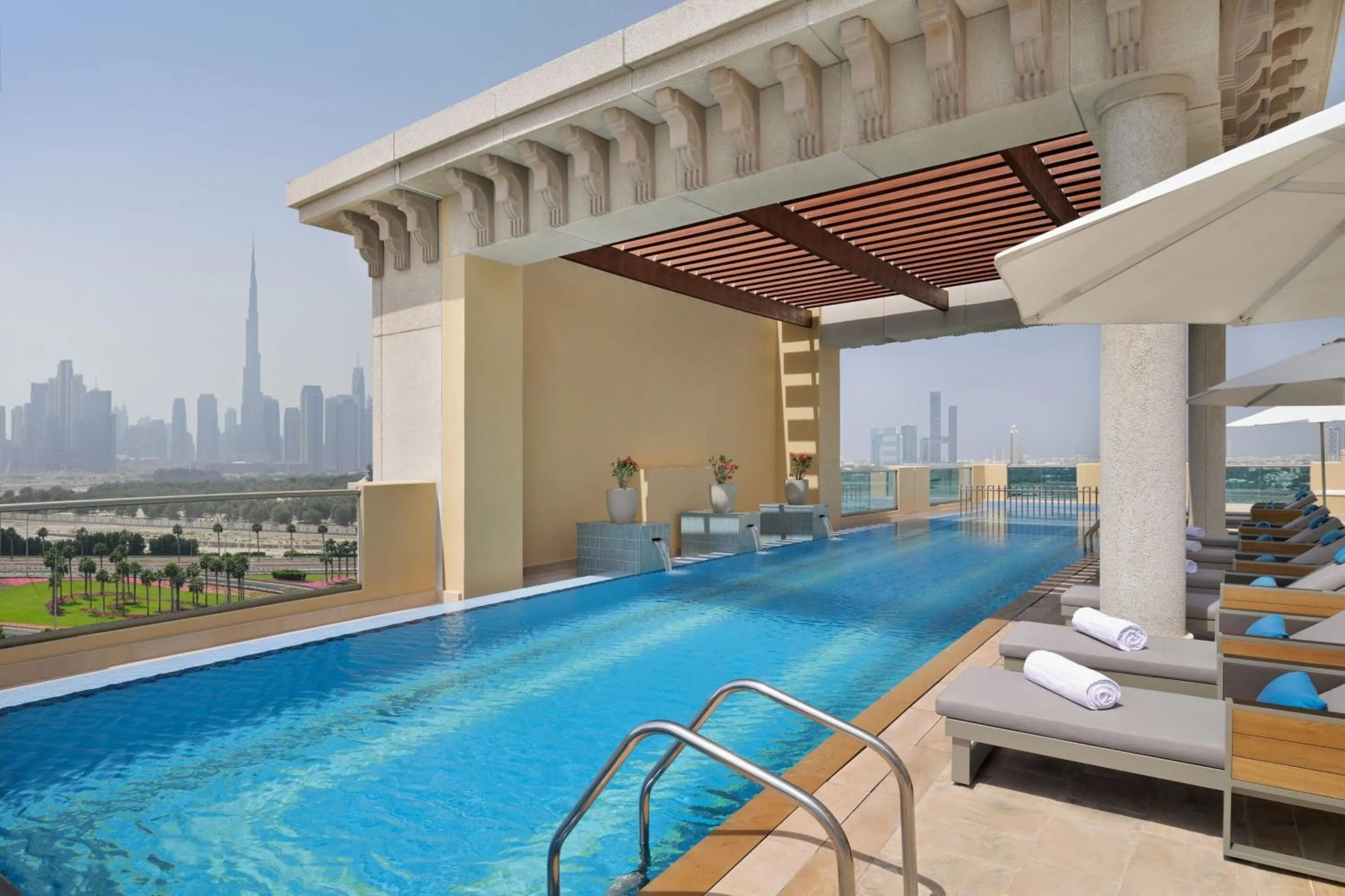 Swimming pool in Marriott Hotel Al Jaddaf, Dubai