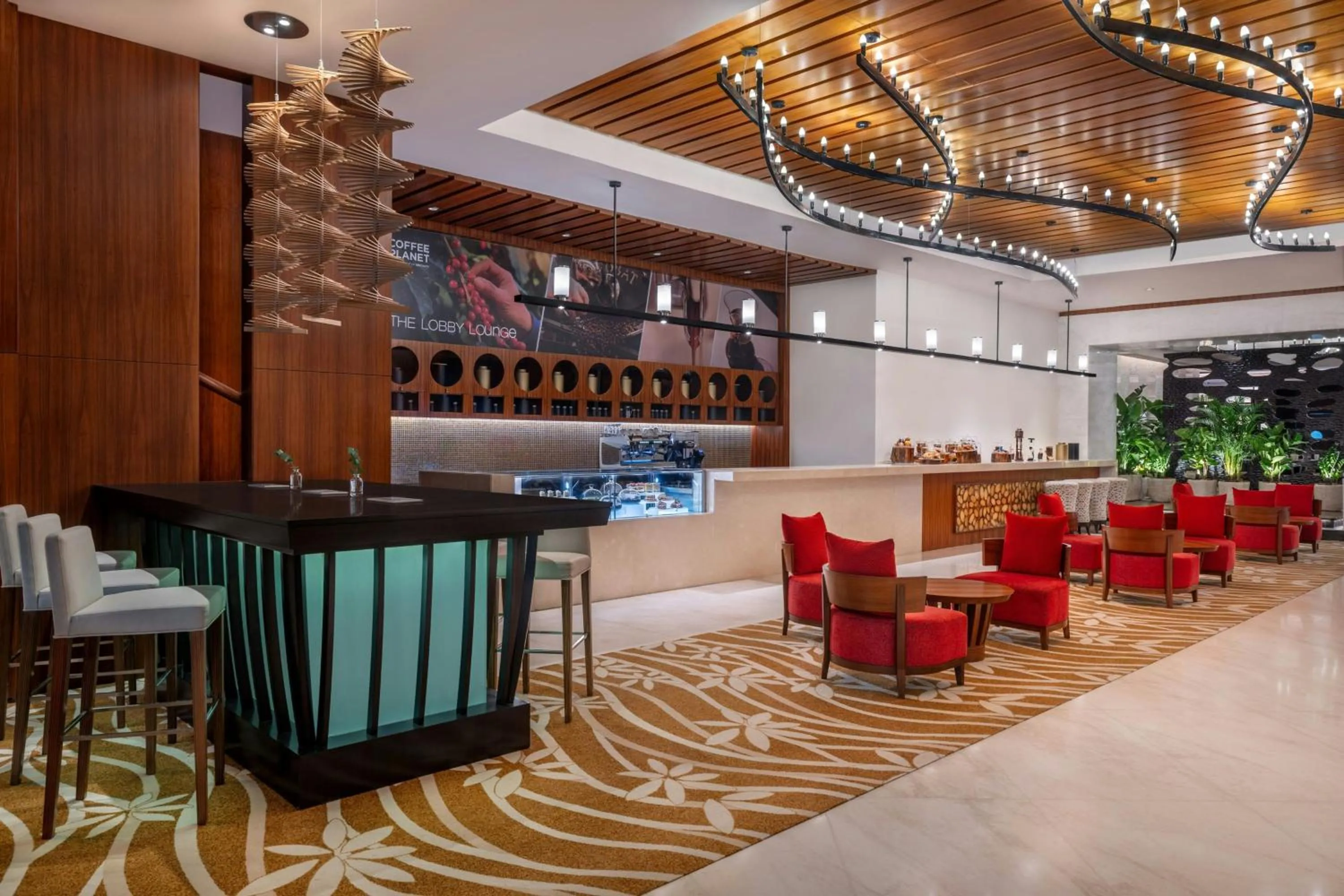 Lobby or reception in Marriott Hotel Al Jaddaf, Dubai