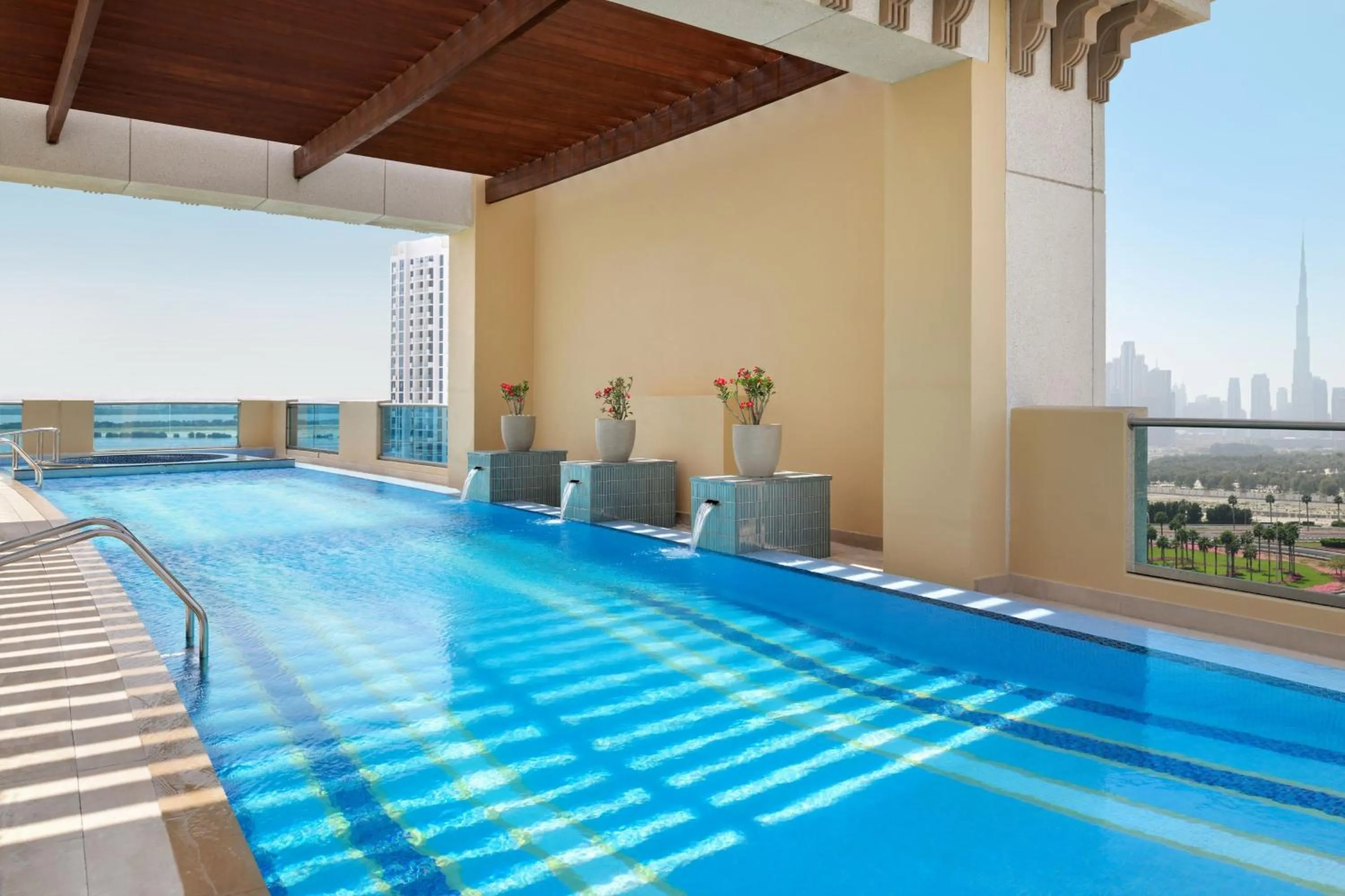 Swimming pool in Marriott Hotel Al Jaddaf, Dubai