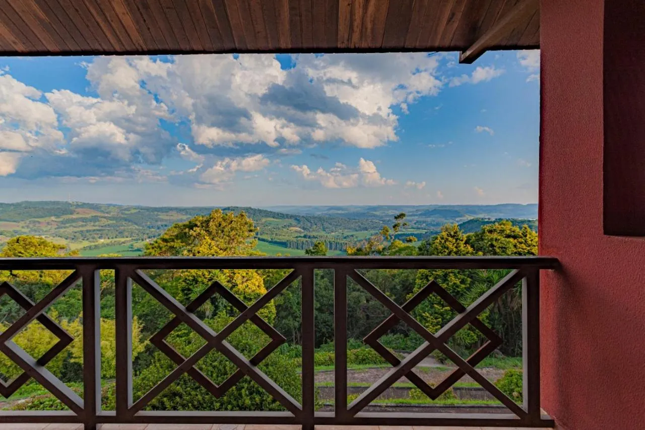 Balcony/Terrace in Spaço Vale do Jordão Guarapuava