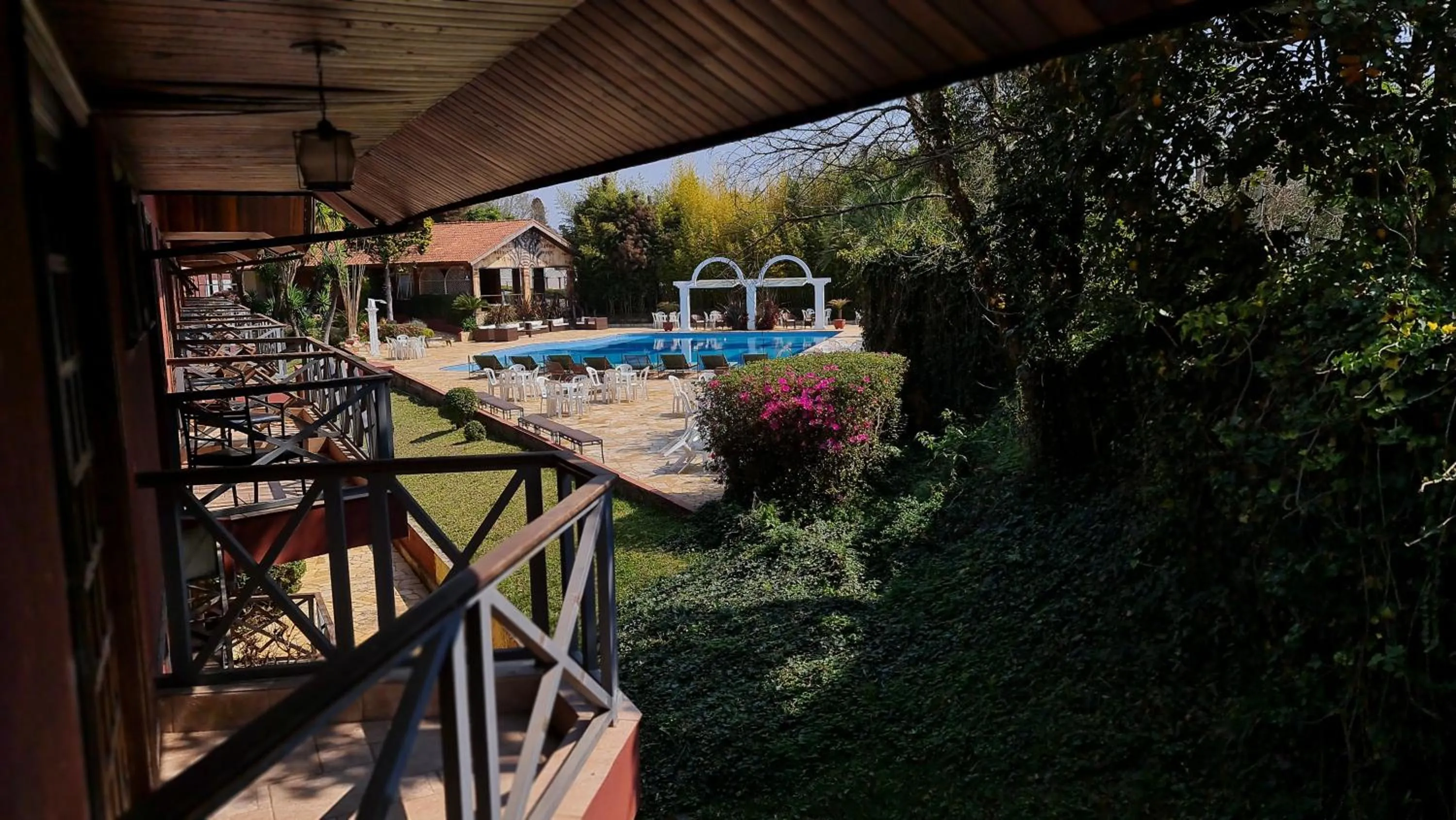Swimming pool in Spaço Vale do Jordão Guarapuava