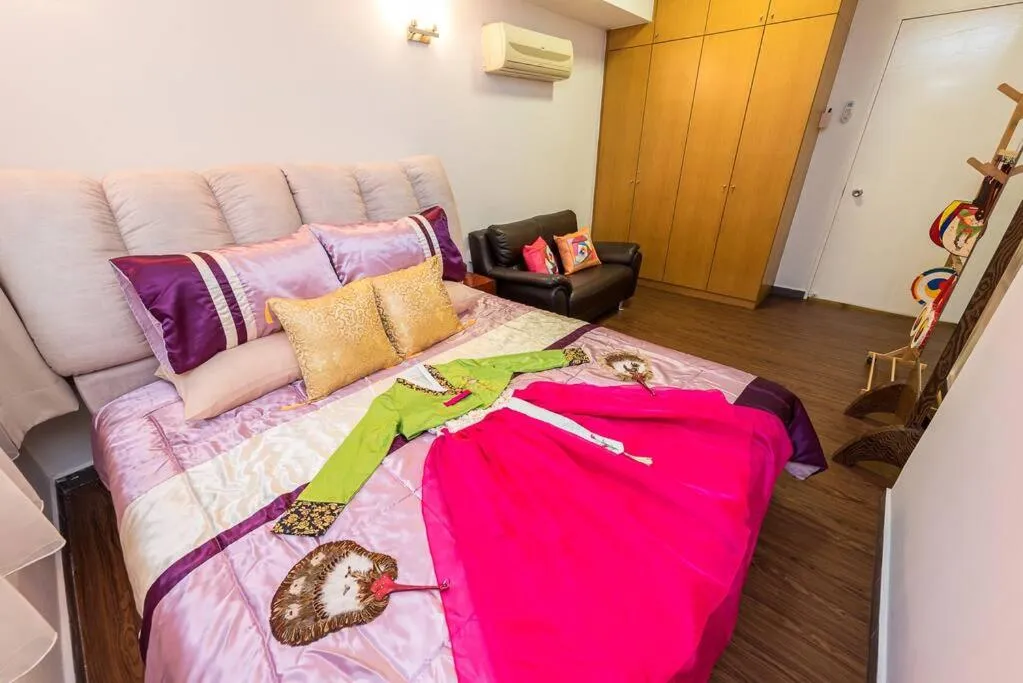 Bed in Fahrenheit88-Korea Theme Bukit Bintang Kuala Lumpur 2R2B 6Pax
