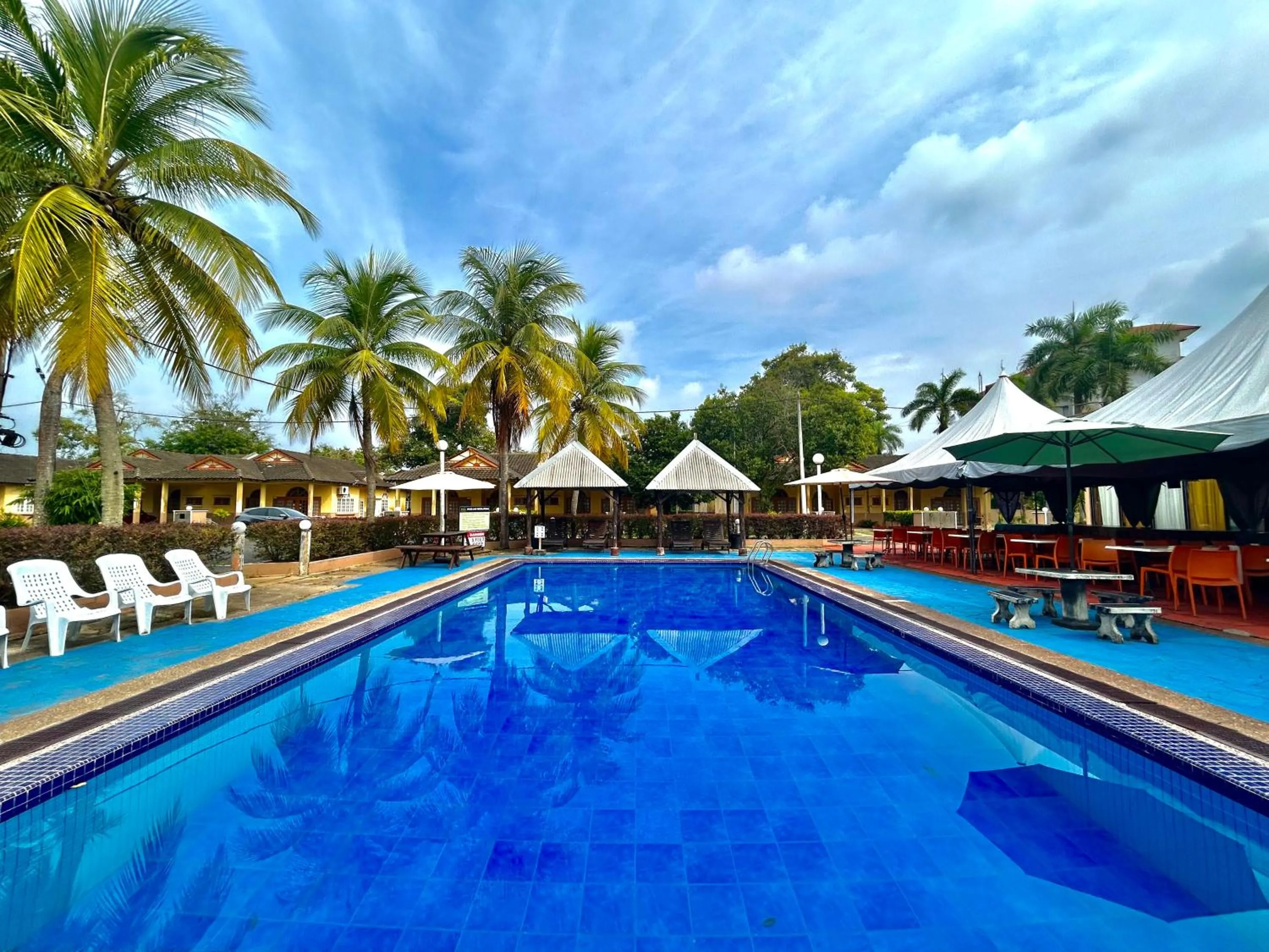 Pool view in RUMBIA RESORT VILLA Paka Terengganu