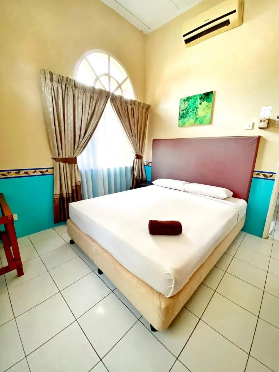 Bed in RUMBIA RESORT VILLA Paka Terengganu