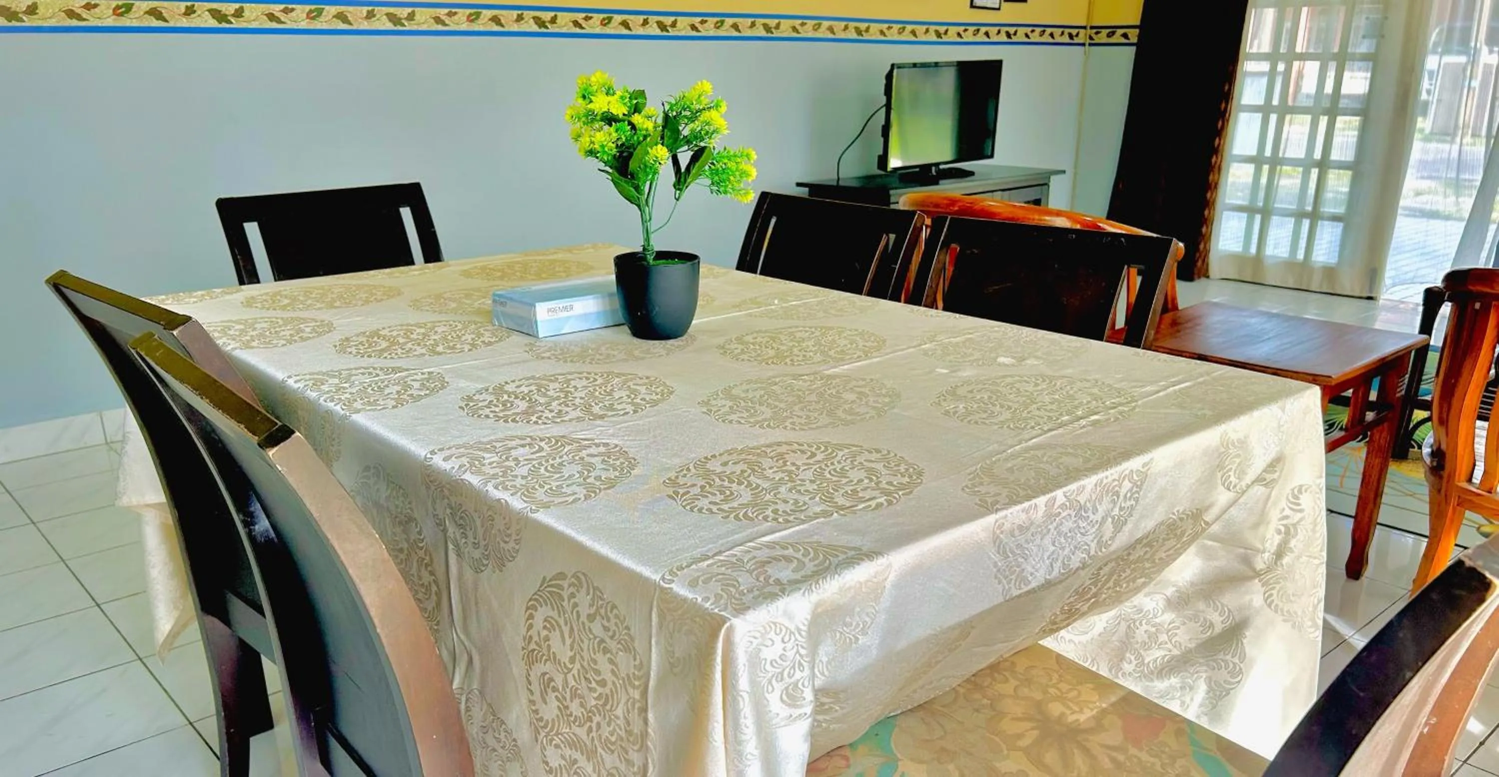 Dining area in RUMBIA RESORT VILLA Paka Terengganu